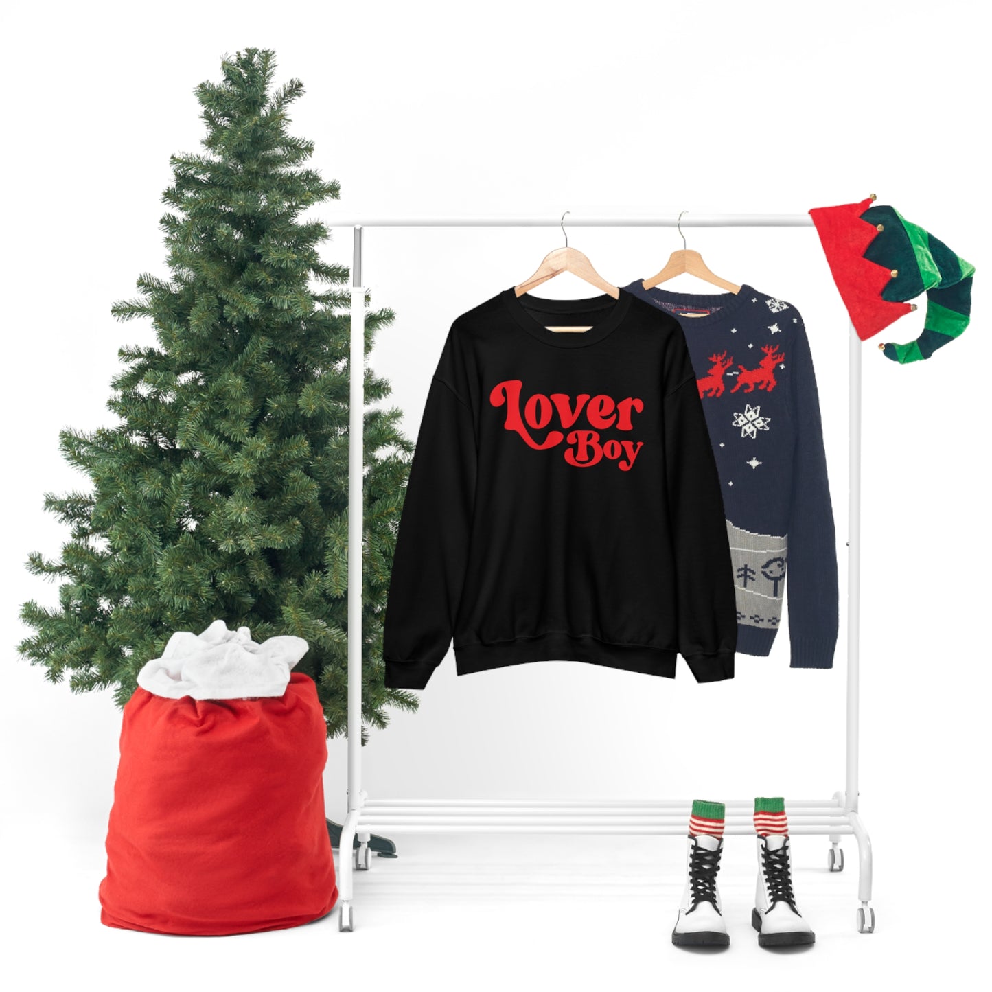 Lover Boy Valentines Day Unisex Heavy Blend Crewneck Sweatshirt