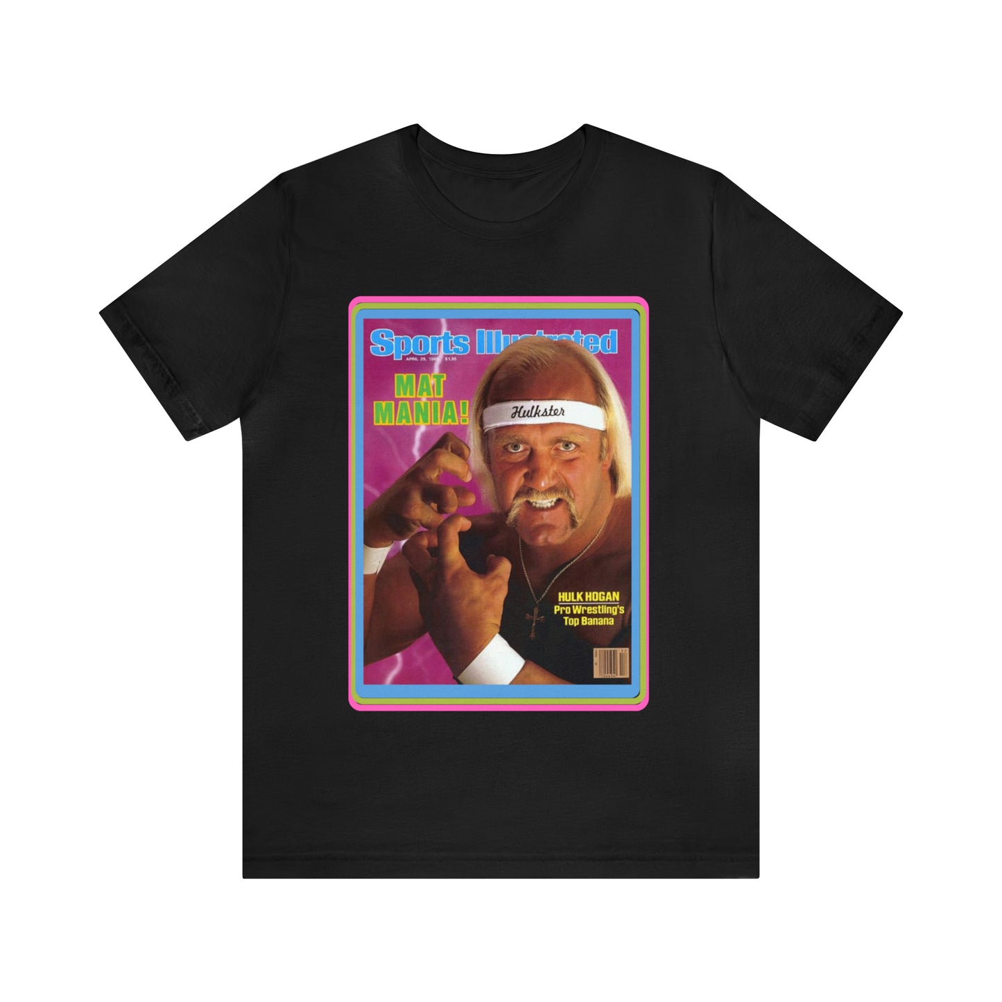 90s Throwback Hulk Hogan Sports Illustrated Magazine Unisex Jersey Short Sleeve Tee
