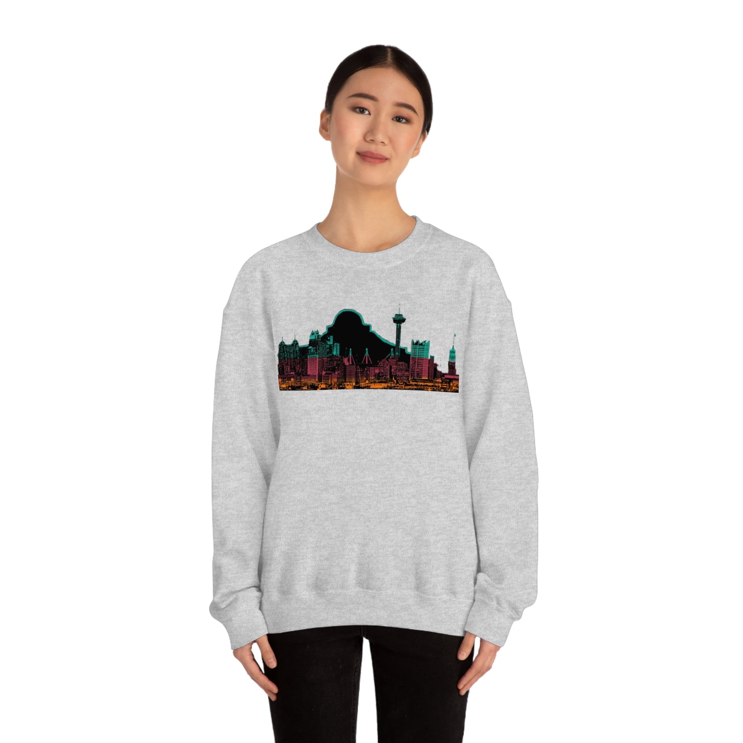 San Antonio Spurs Basketball Unisex Heavy Blend Crewneck Sweatshirt