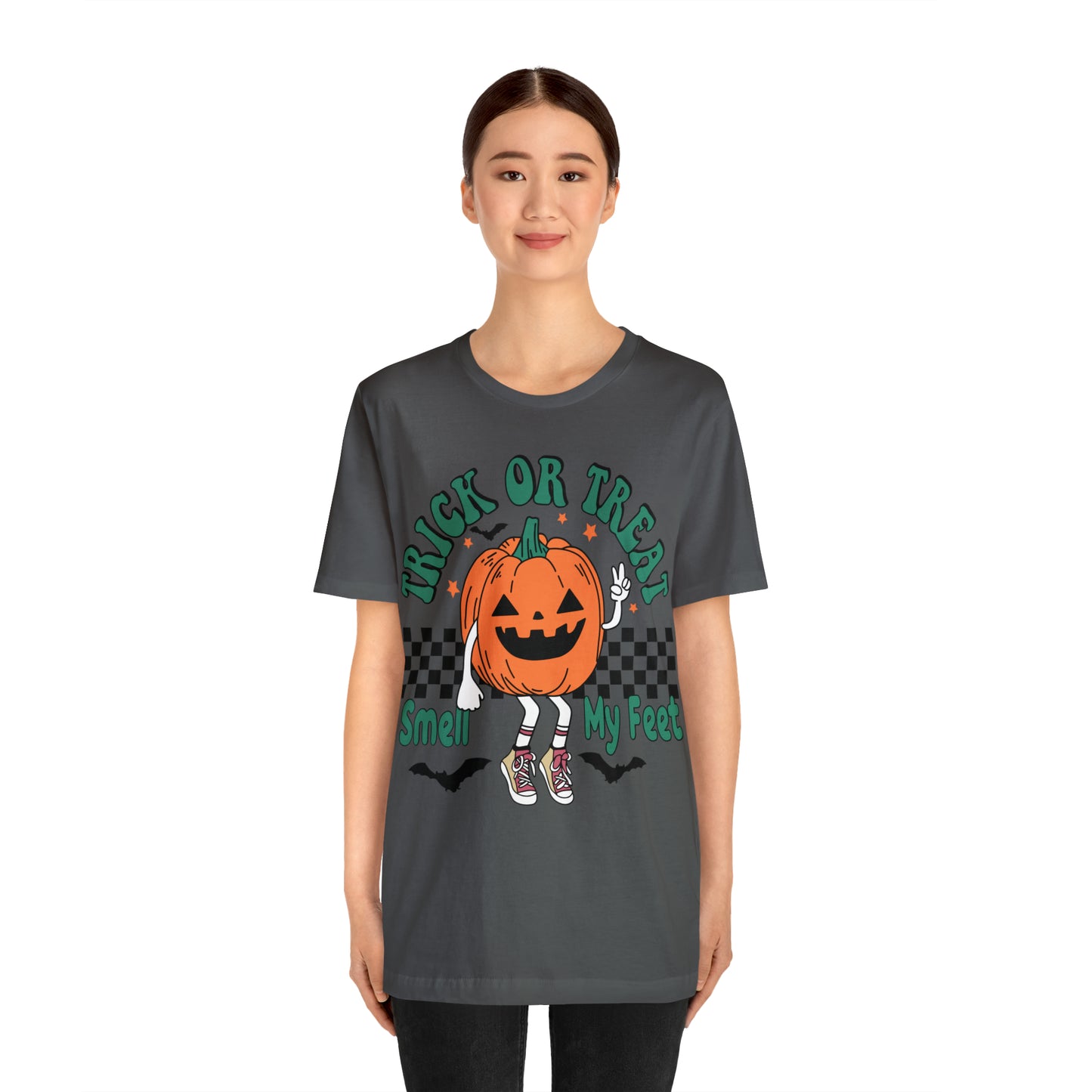 Trick or Treat Smell My Feet | Unisex Jersey Short Sleeve Tee