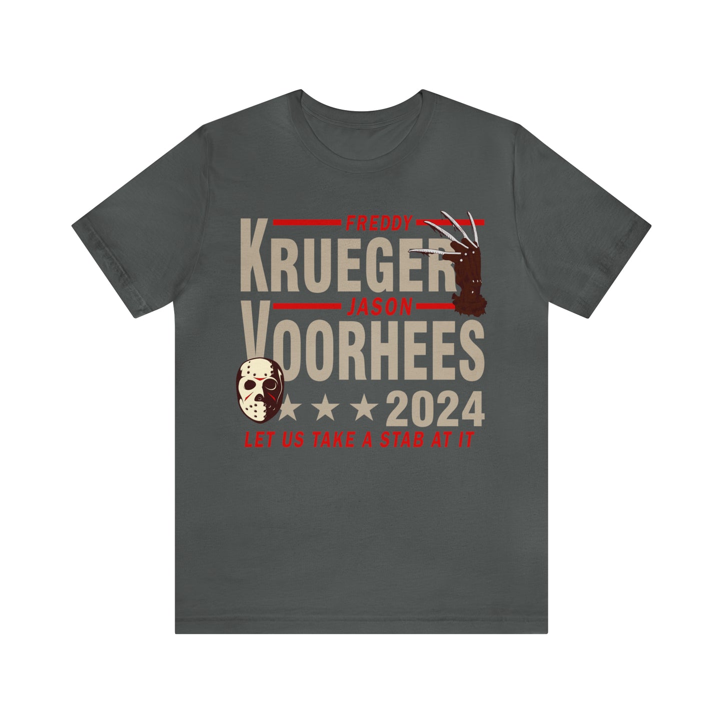Freddy Krueger Jason Voorhees 2024 | Unisex Jersey Short Sleeve Tee