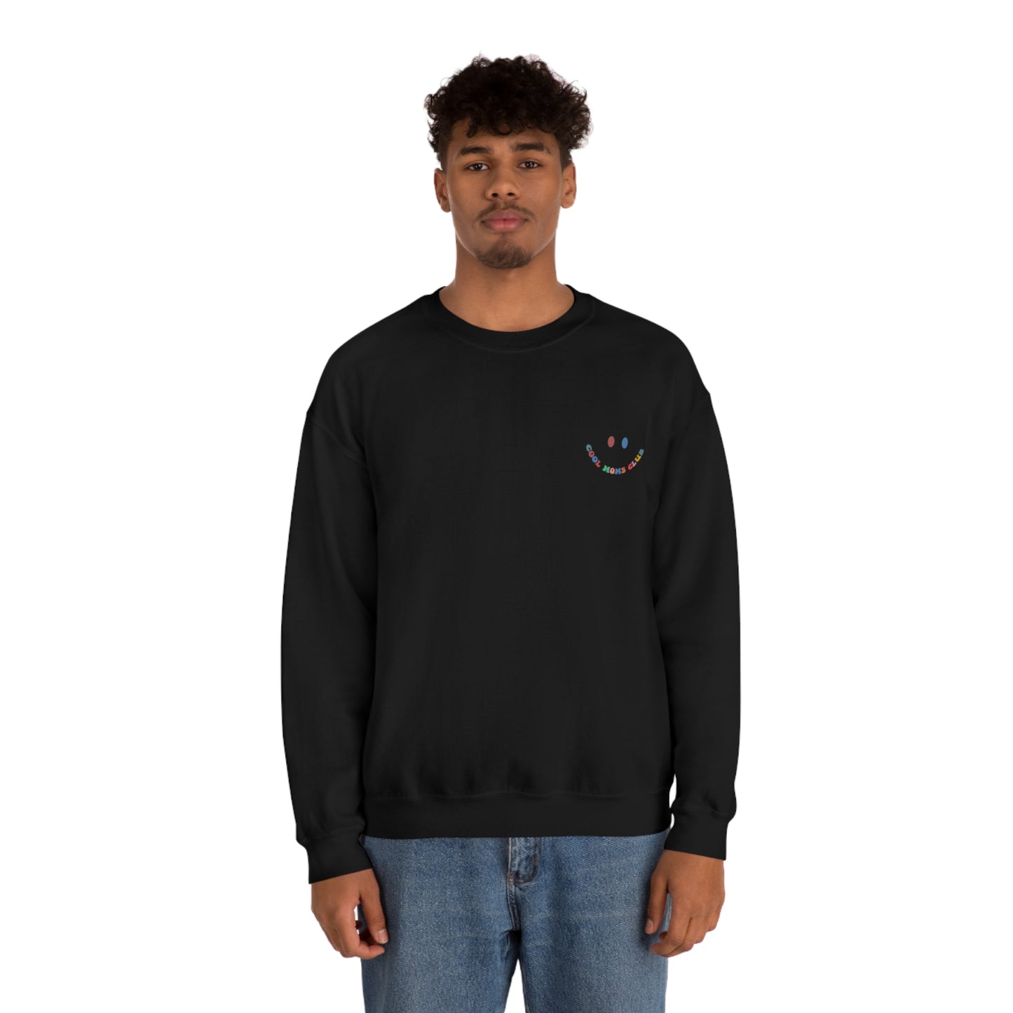 Cool Moms Club Unisex DryBlend® Crewneck Sweatshirt Front/Back Print