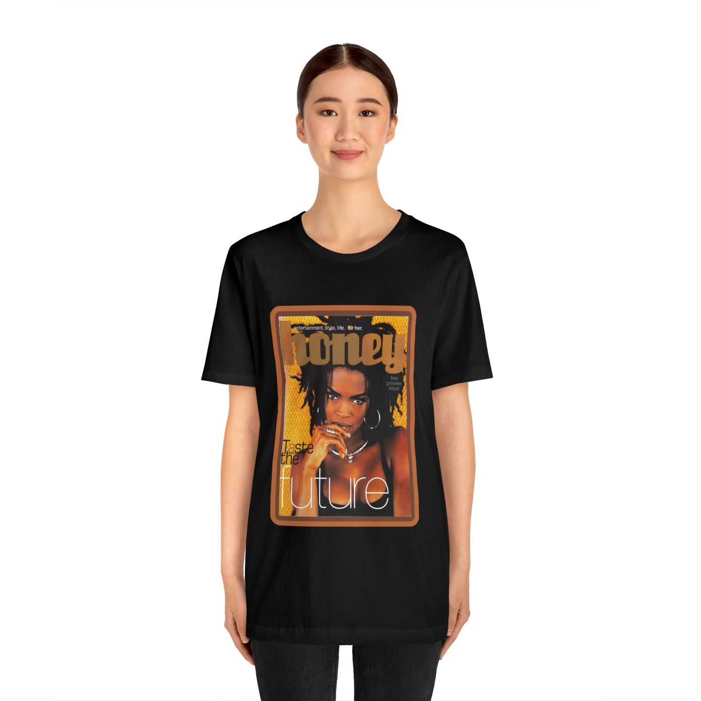 90s Throwback Lauryn Hill Vibe Magazine Unisex Jersey Short Sleeve Tee