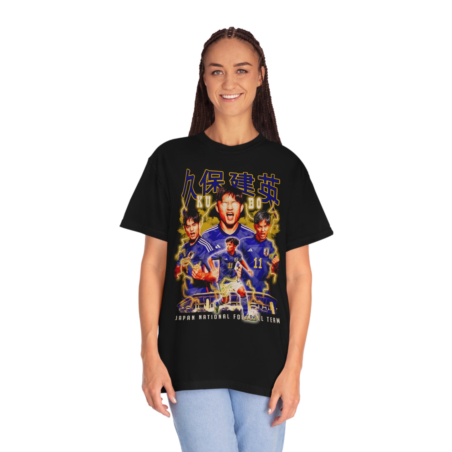 Japan Soccer Unisex Garment-Dyed T-shirt