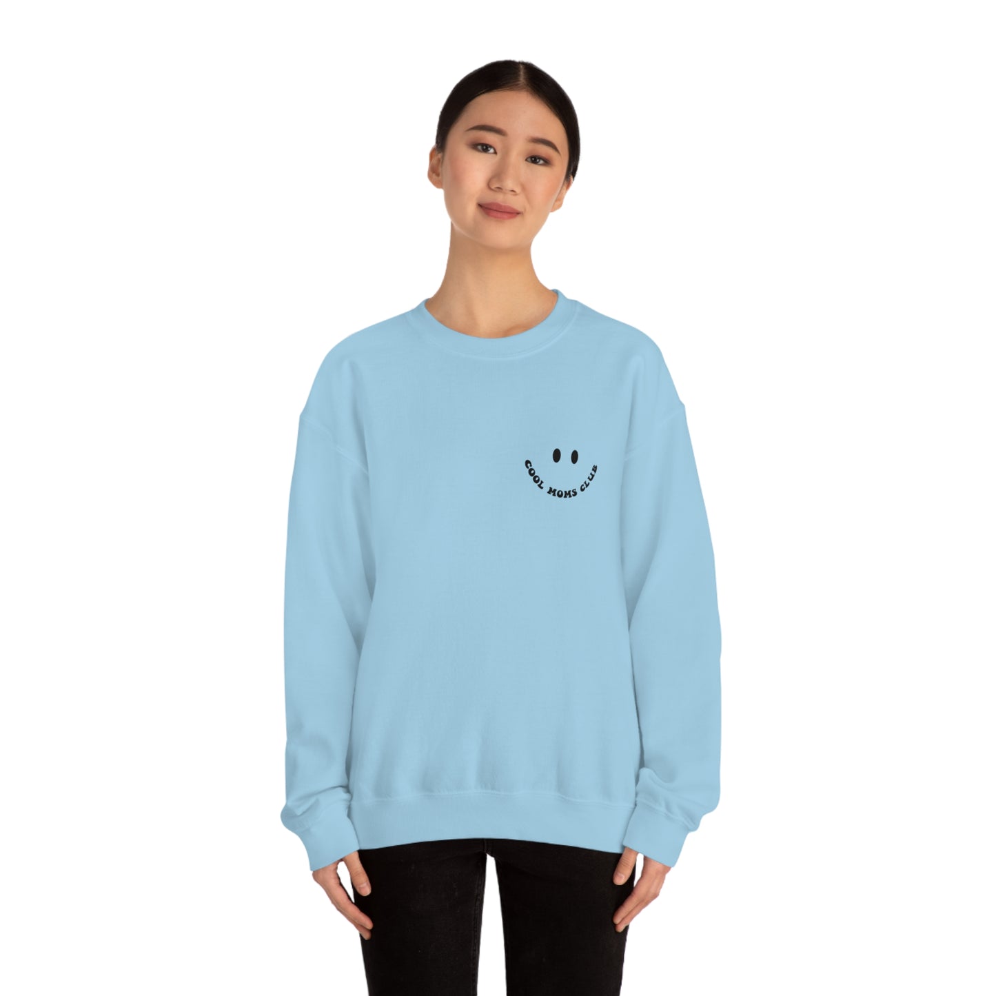 Cool Moms Club Unisex DryBlend® Crewneck Sweatshirt Front/Back Print