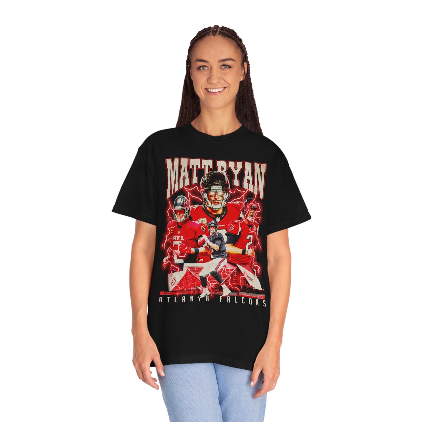 Ryan Falcons Football Unisex Garment-Dyed T-shirt
