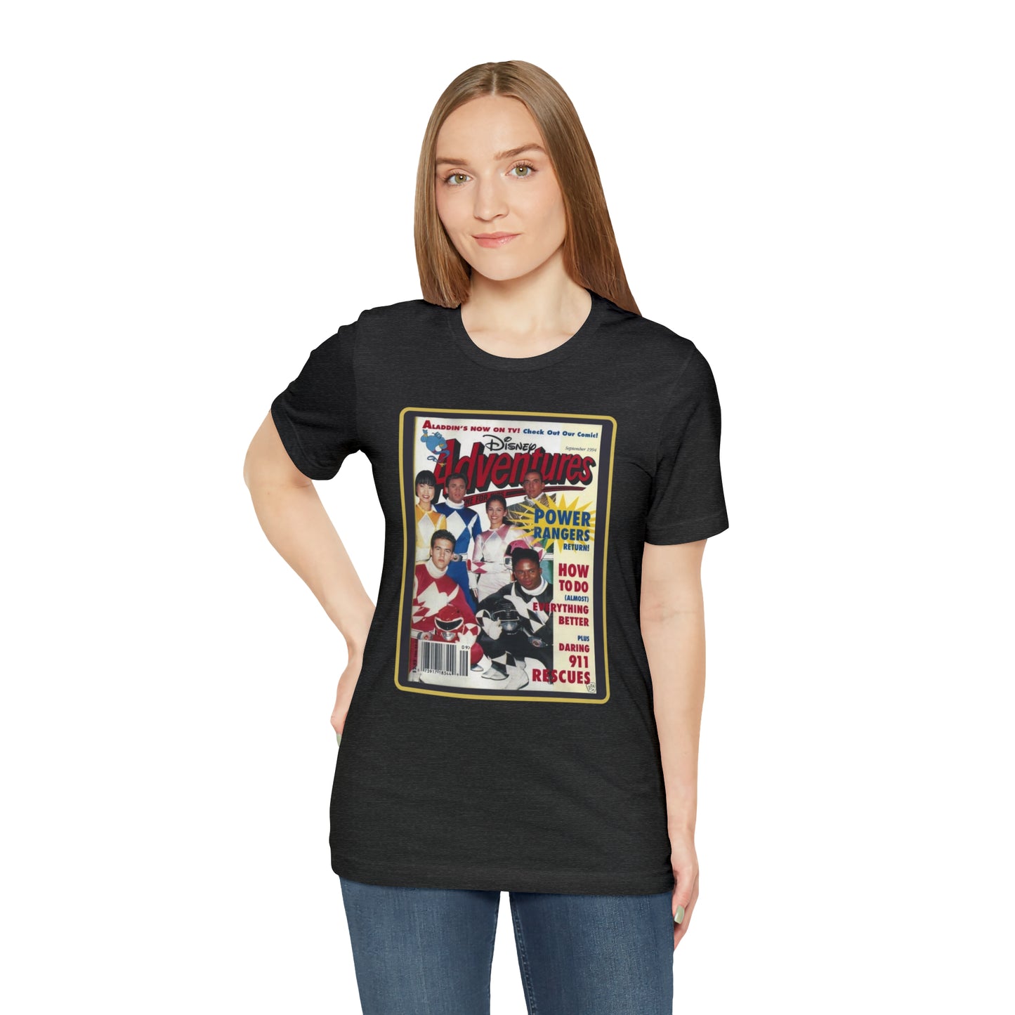 90s Throwback Power Rangers Unisex Jersey Short Sleeve Tee
