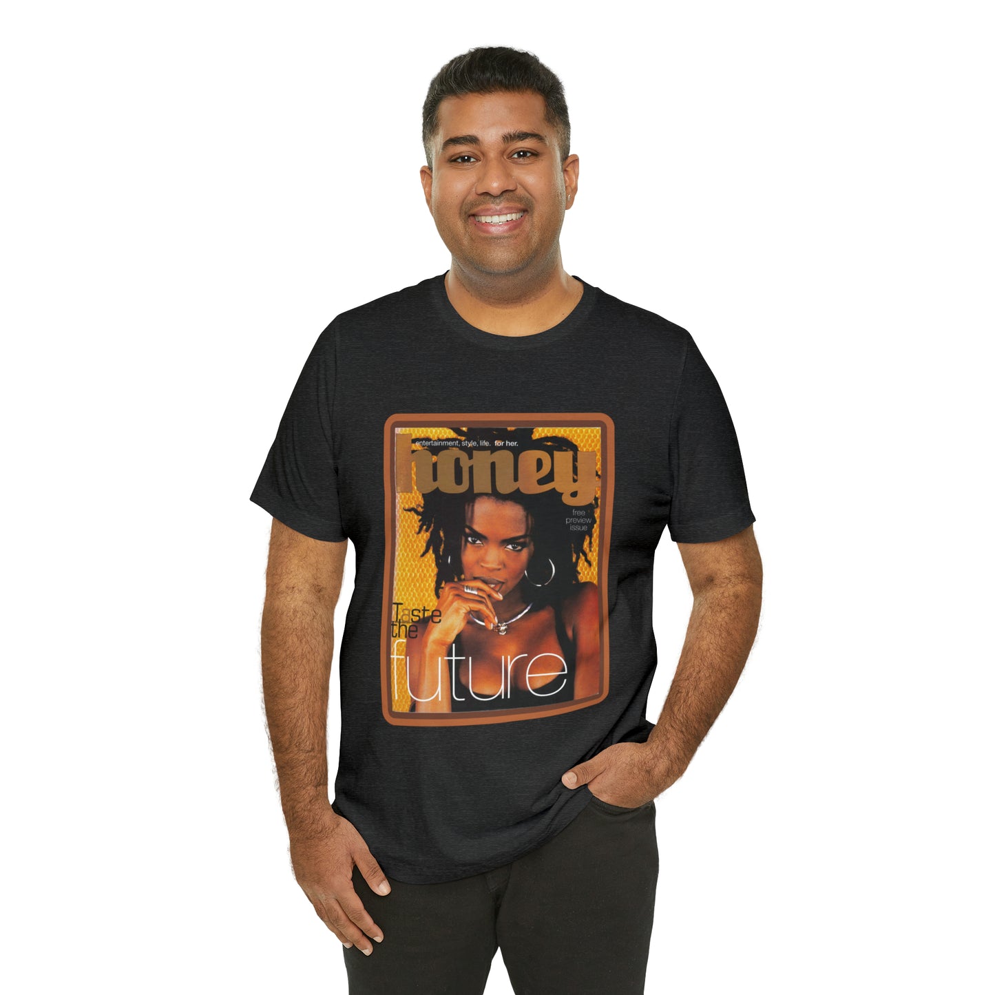 90s Throwback Lauryn Hill Vibe Magazine Unisex Jersey Short Sleeve Tee
