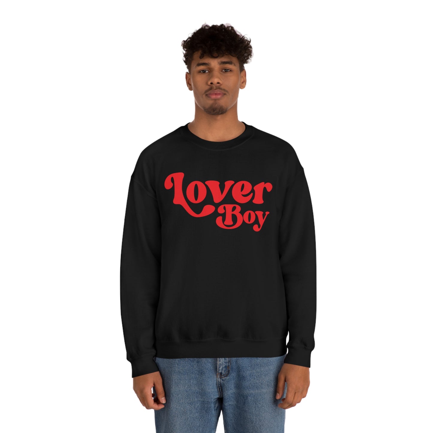 Lover Boy Valentines Day Unisex Heavy Blend Crewneck Sweatshirt