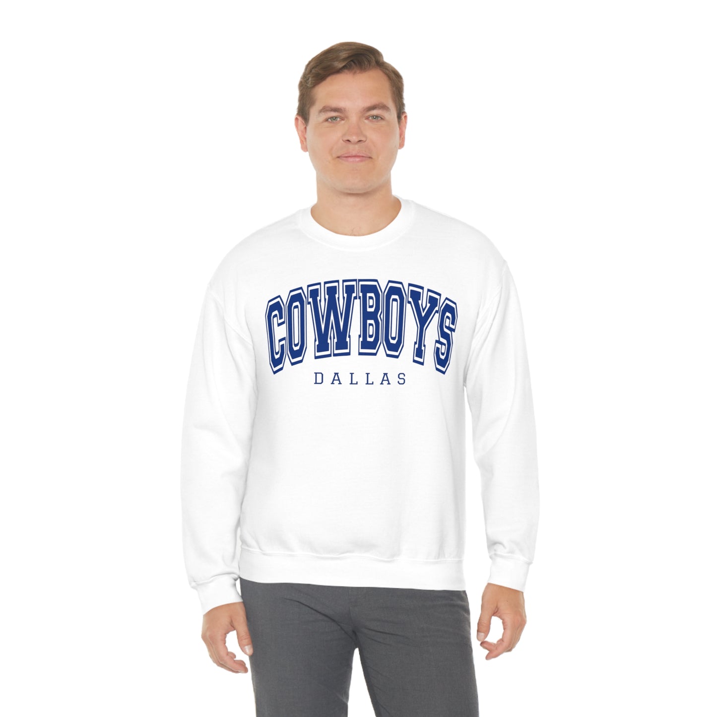 Dallas Cowboys Football Unisex Heavy Blend Crewneck Sweatshirt