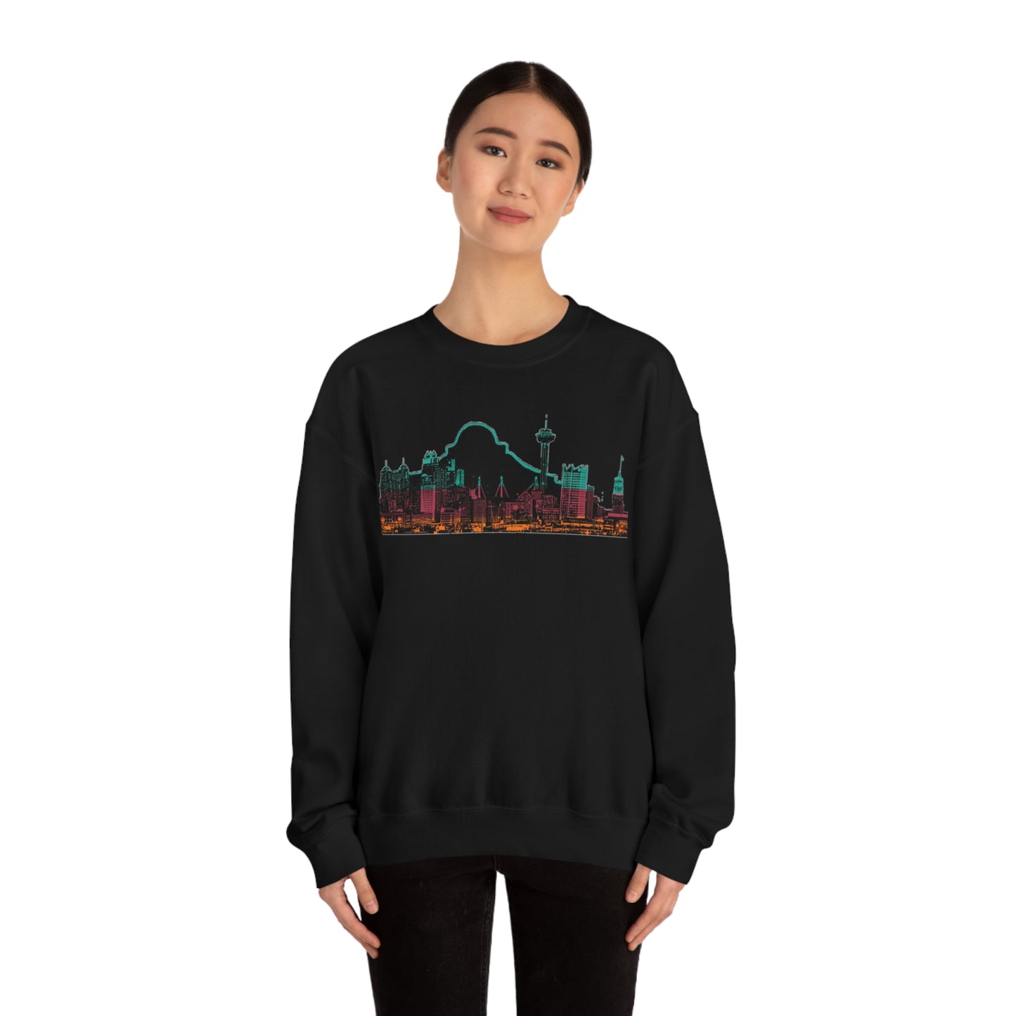 San Antonio Spurs Basketball Unisex Heavy Blend Crewneck Sweatshirt