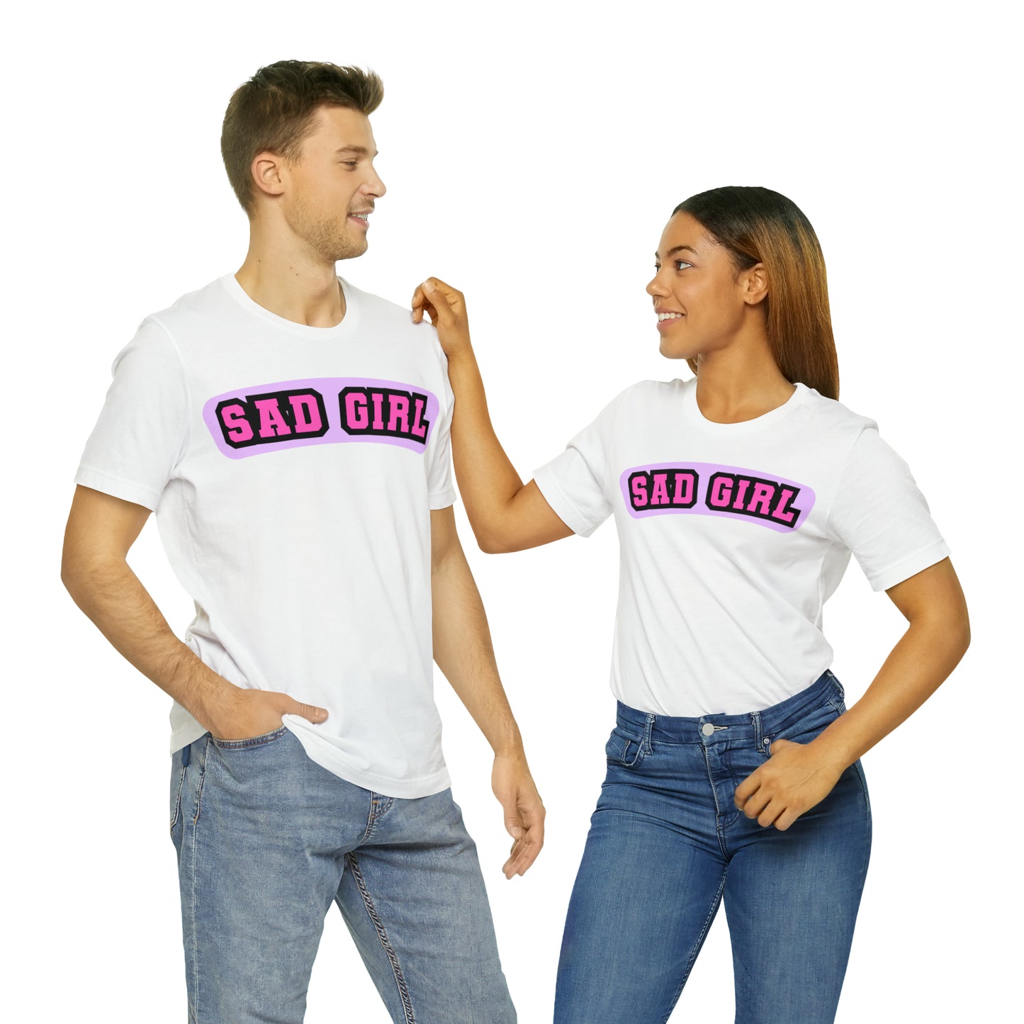 Sad Girl | Unisex Jersey Short Sleeve Tee