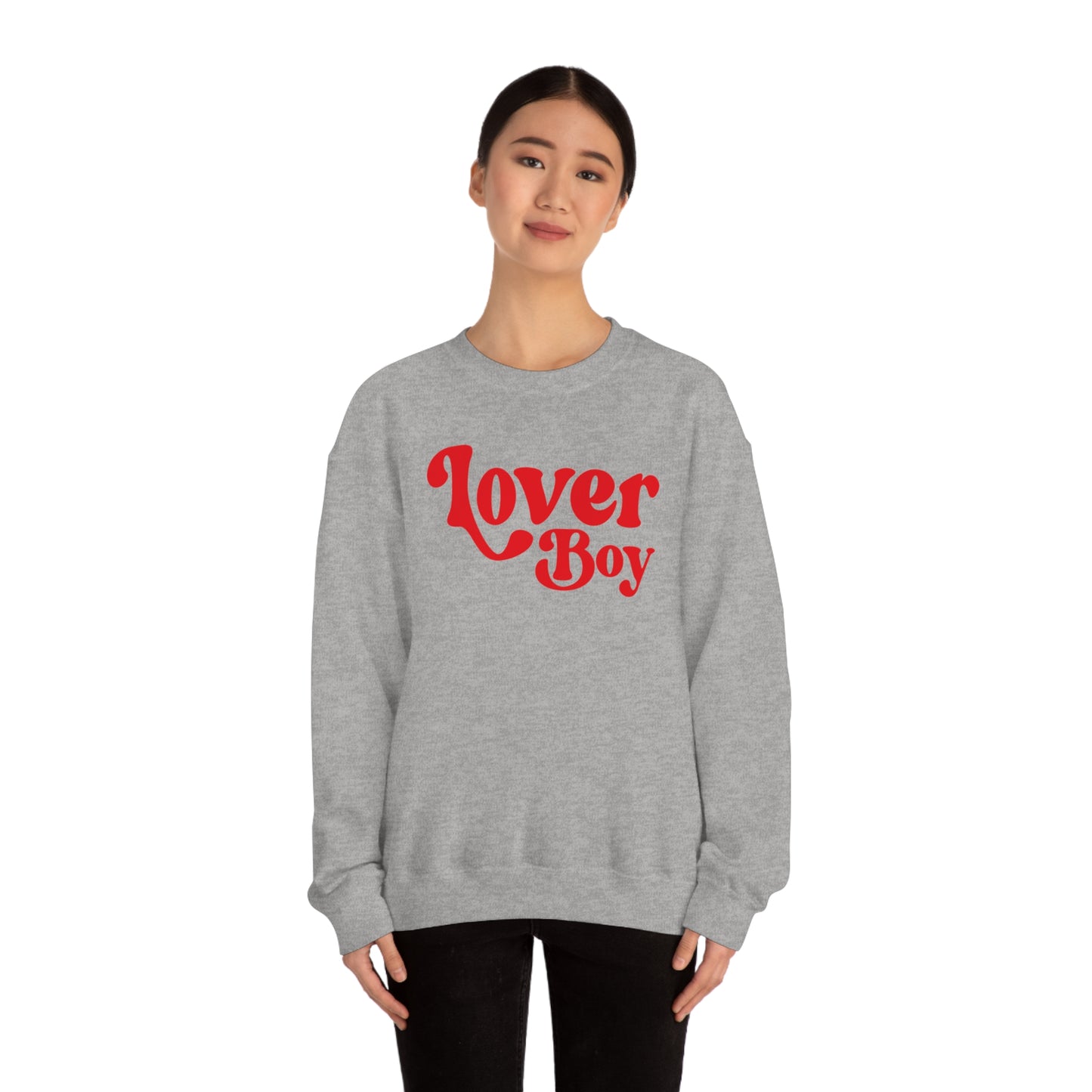 Lover Boy Valentines Day Unisex Heavy Blend Crewneck Sweatshirt