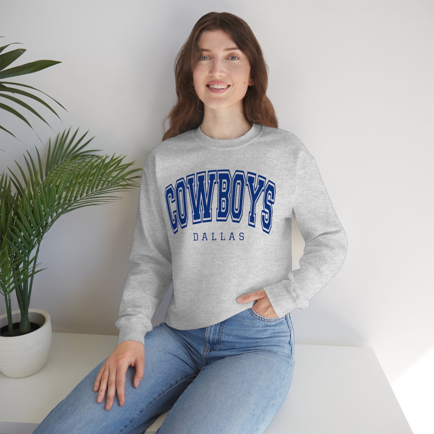 Dallas Cowboys Football Unisex Heavy Blend Crewneck Sweatshirt