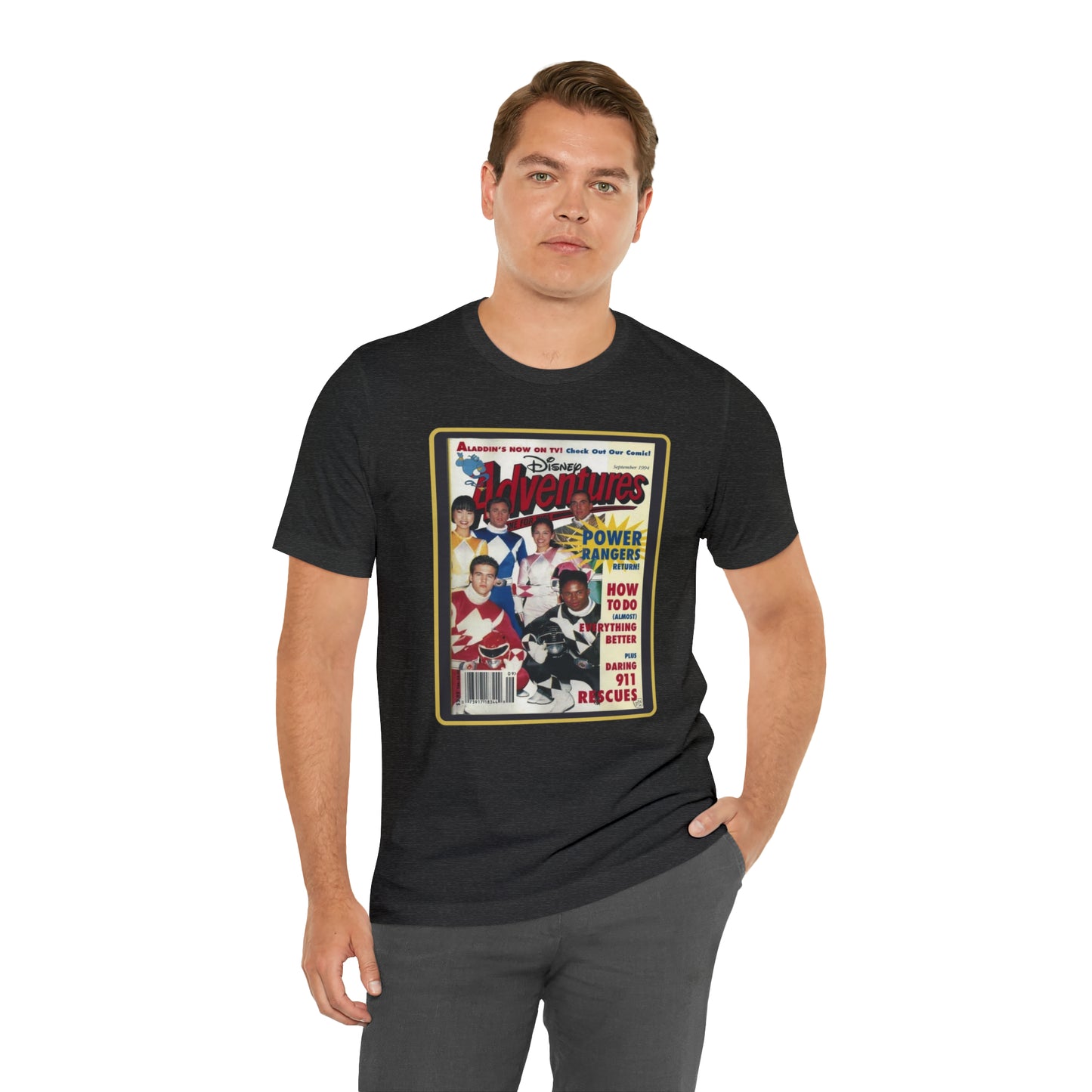 90s Throwback Power Rangers Unisex Jersey Short Sleeve Tee
