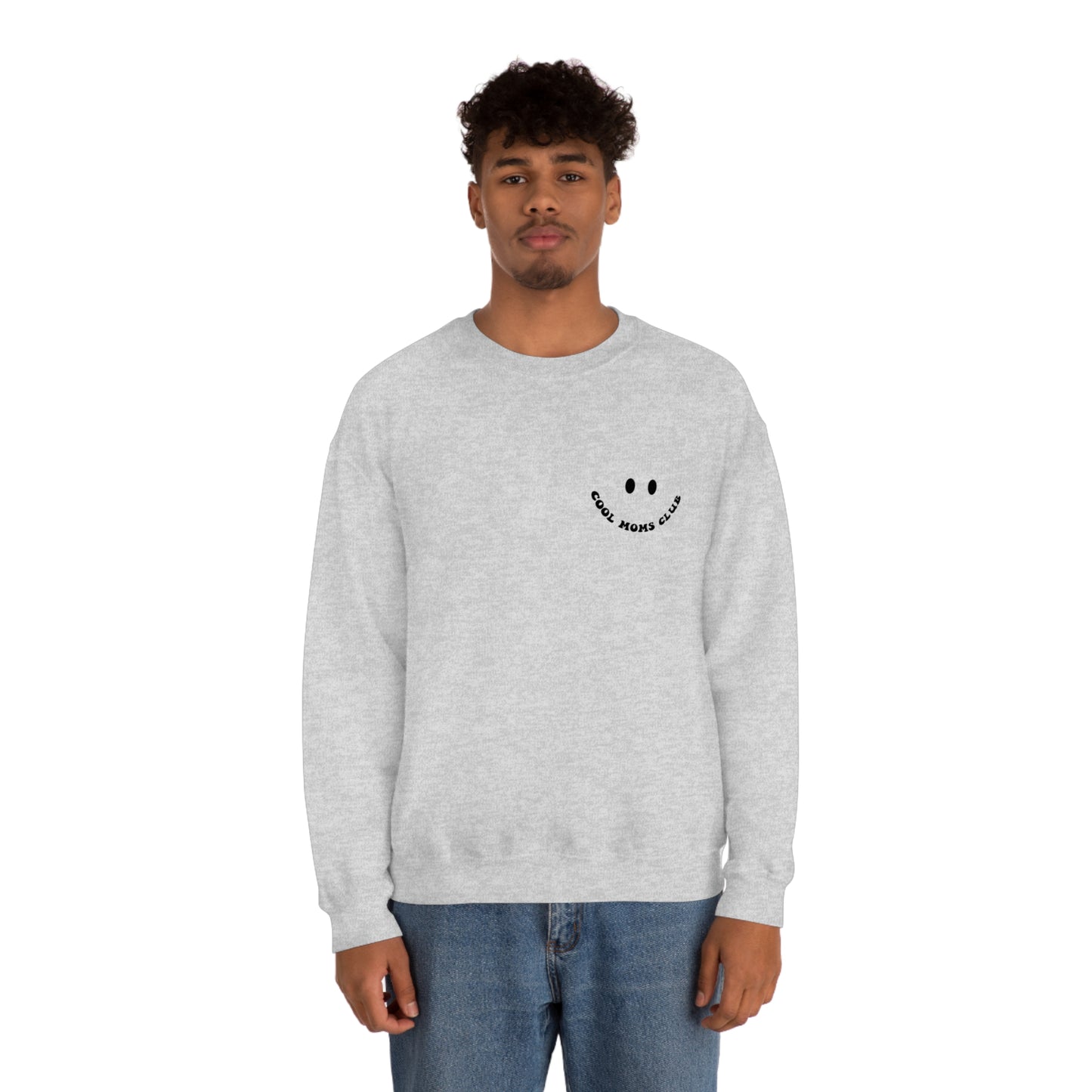 Cool Moms Club Unisex DryBlend® Crewneck Sweatshirt Front/Back Print