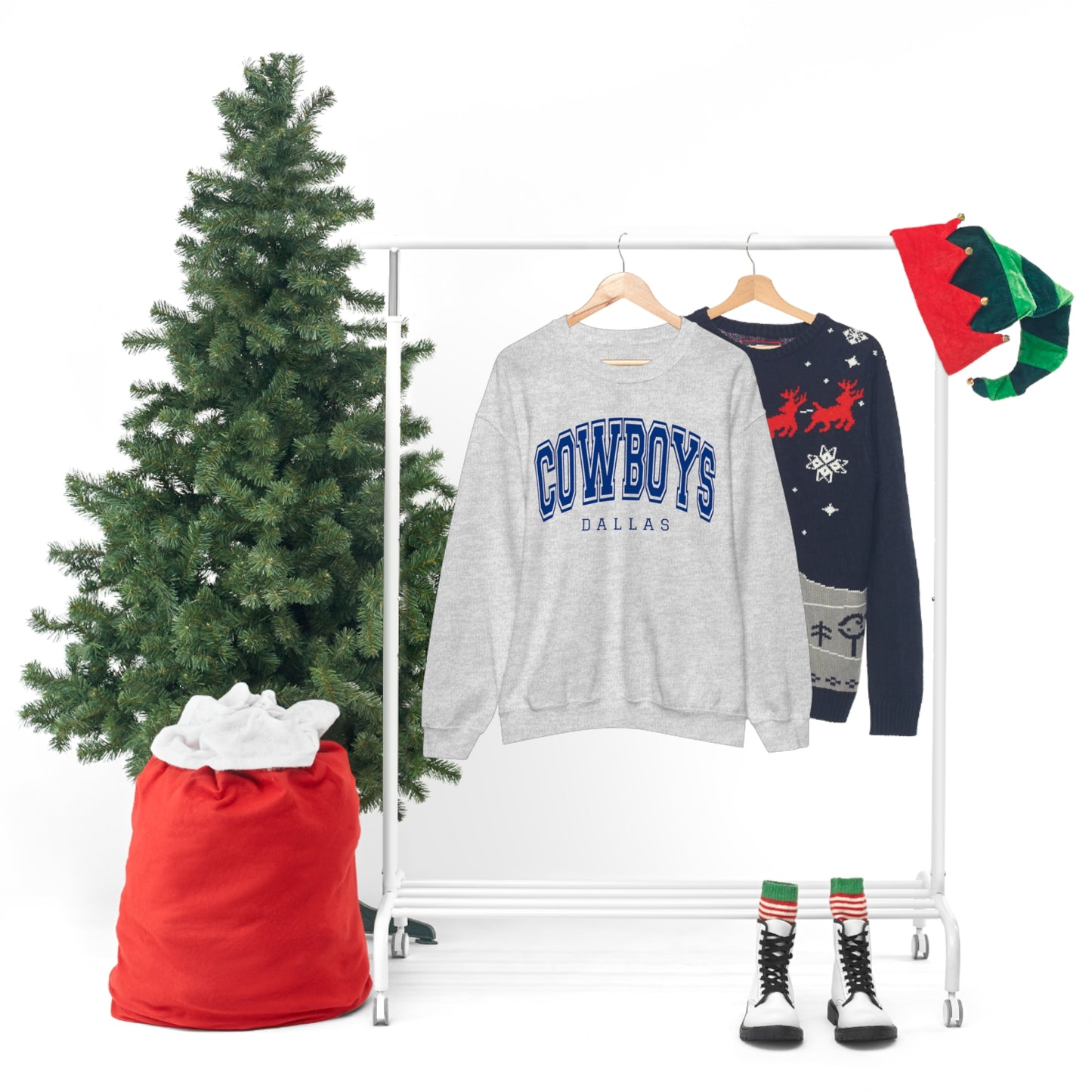Dallas Cowboys Football Unisex Heavy Blend Crewneck Sweatshirt