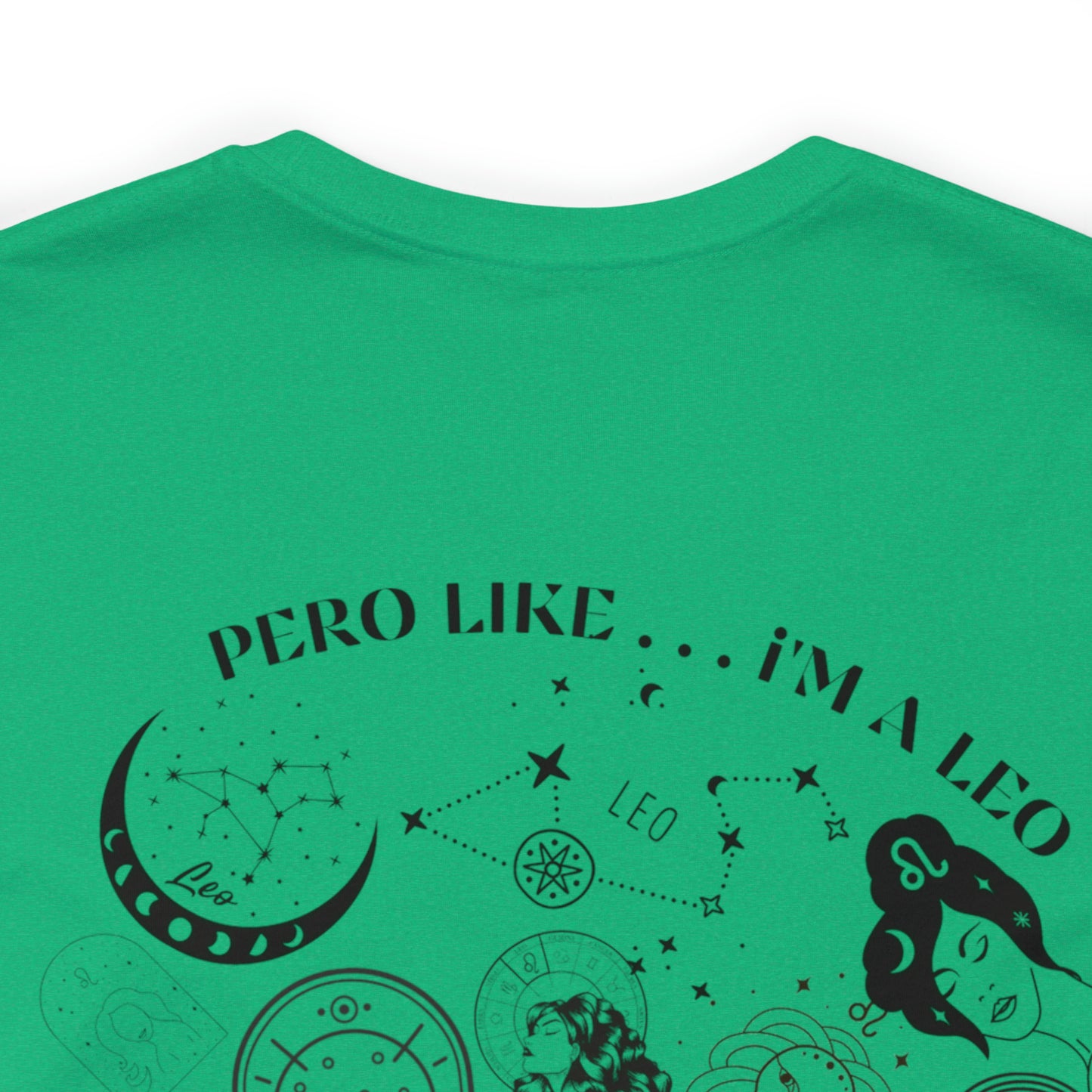 Zodiac Leo - Astrology Unisex Jersey Short Sleeve Tee Front/Back Print