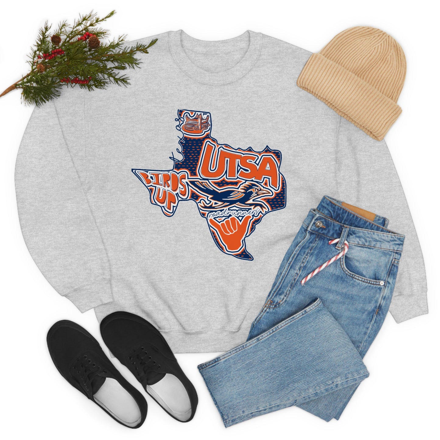 UTSA Football Unisex Heavy Blend Crewneck Sweatshirt