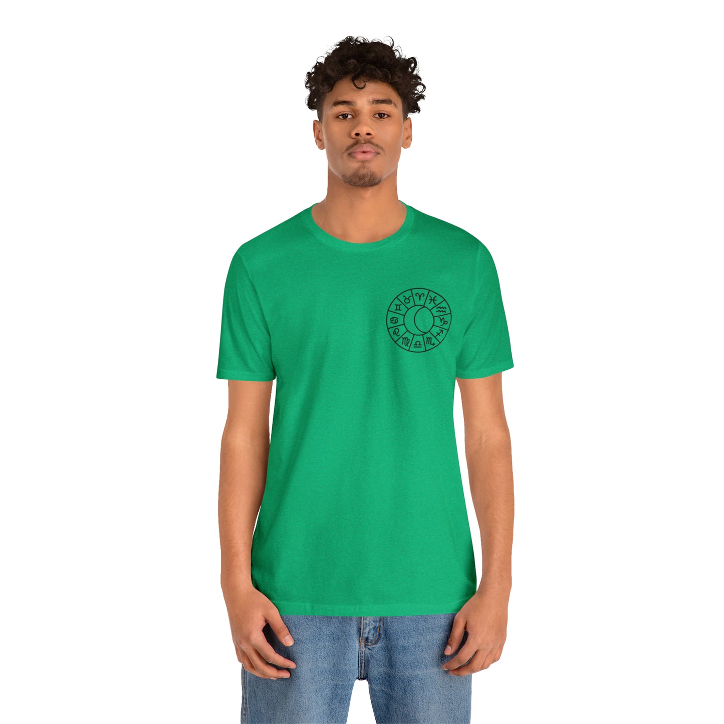 Zodiac Gemini - Astrology Unisex Jersey Short Sleeve Tee Front/Back Print