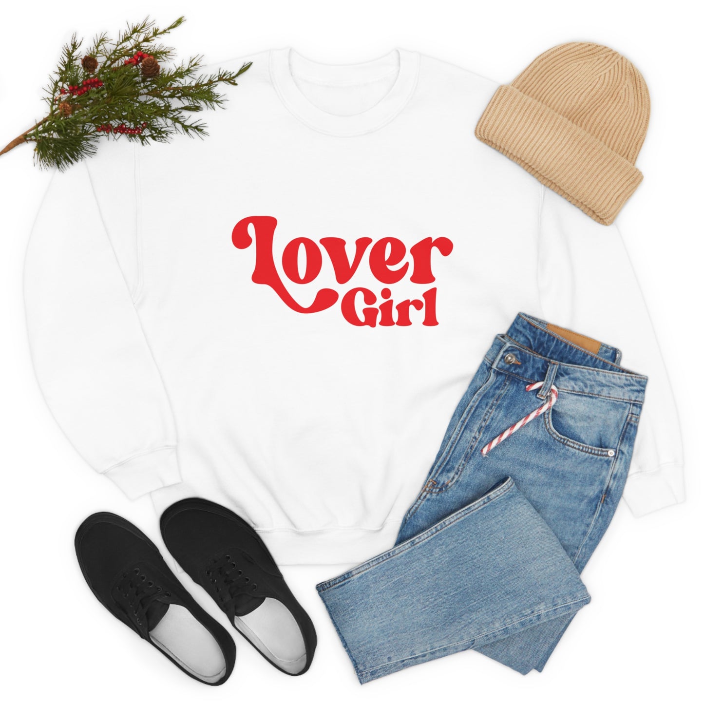 Lover Girl Valentines Day Unisex Heavy Blend Crewneck Sweatshirt