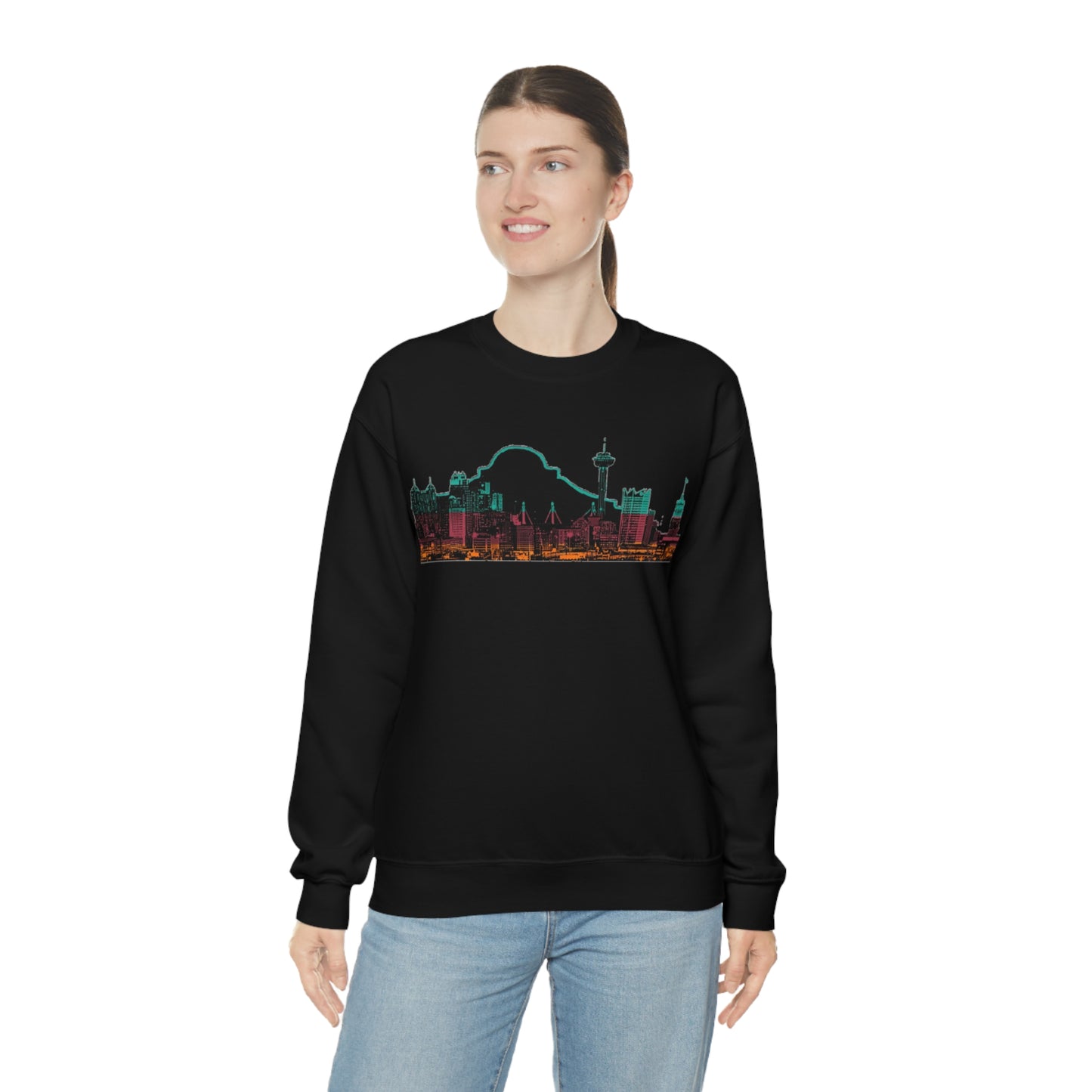 San Antonio Spurs Basketball Unisex Heavy Blend Crewneck Sweatshirt