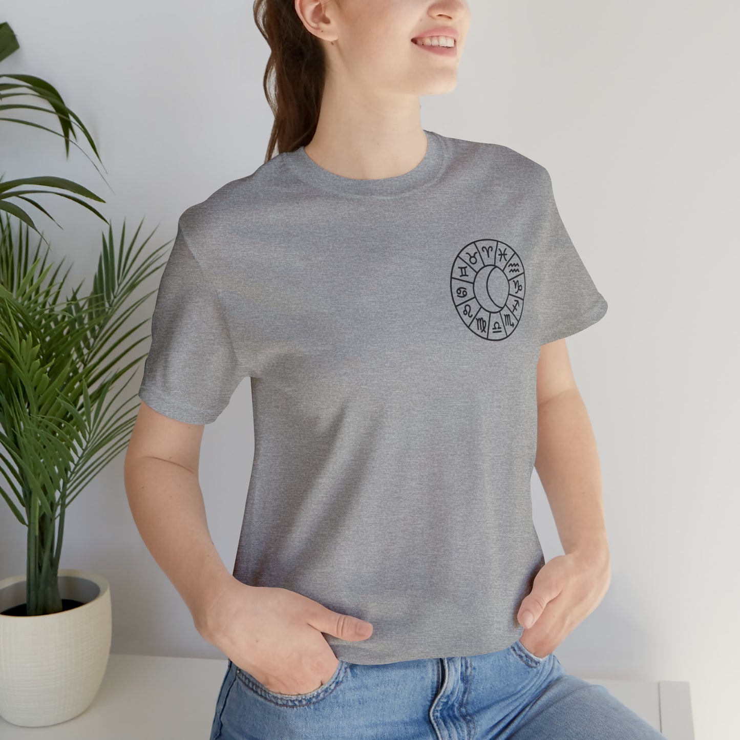Zodiac Sagittarius - Astrology Unisex Jersey Short Sleeve Tee Front/Back Print