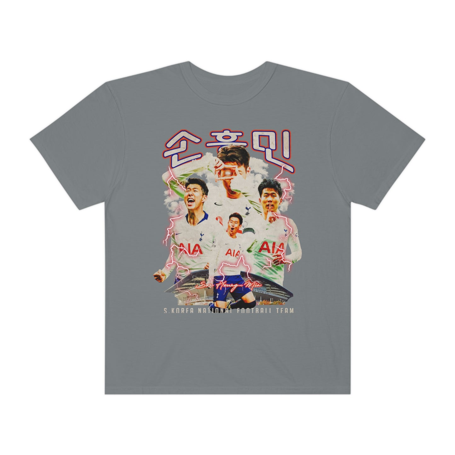 S.Korea Soccer Unisex Garment-Dyed T-shirt