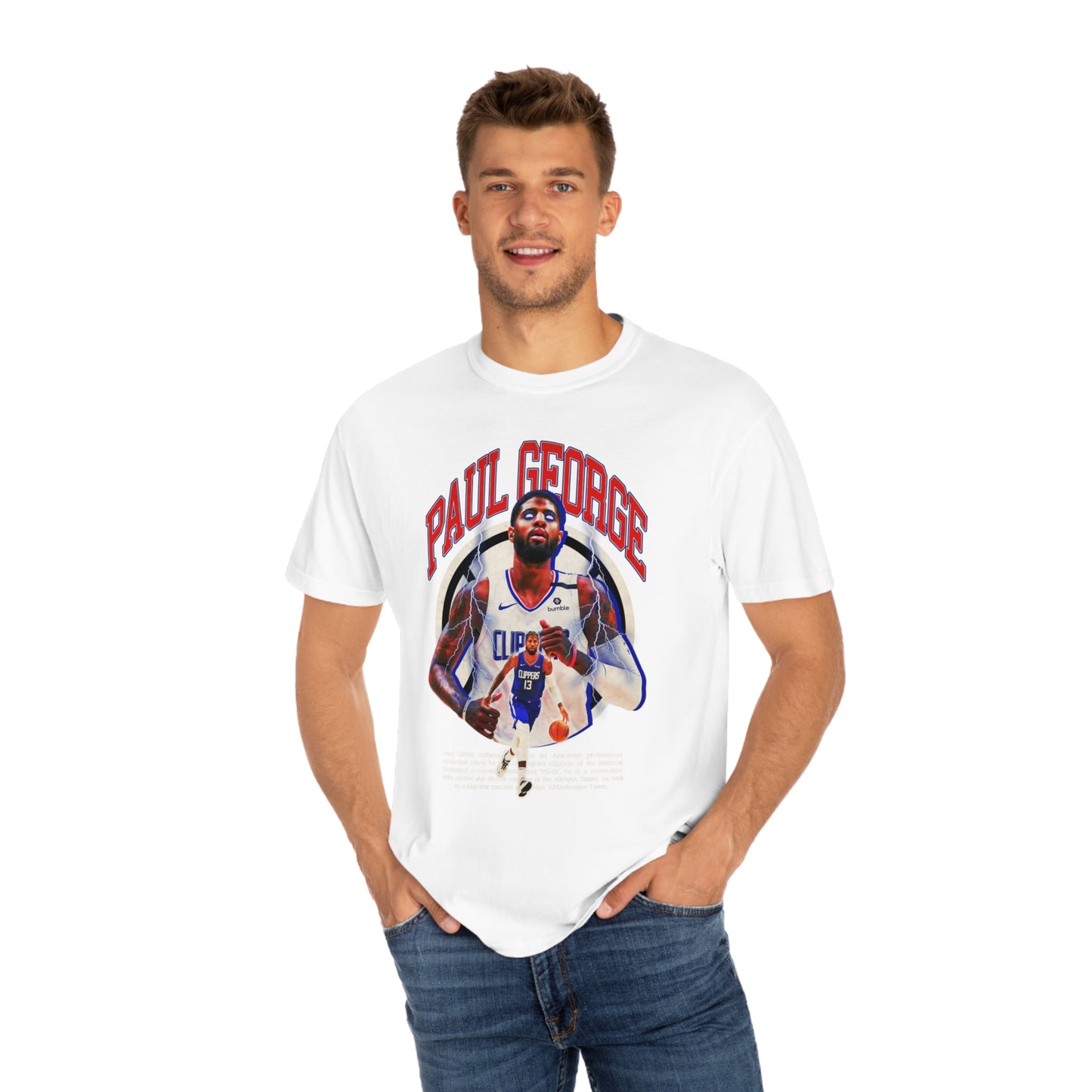 Clipper Basketball Paul Unisex Garment-Dyed T-shirt