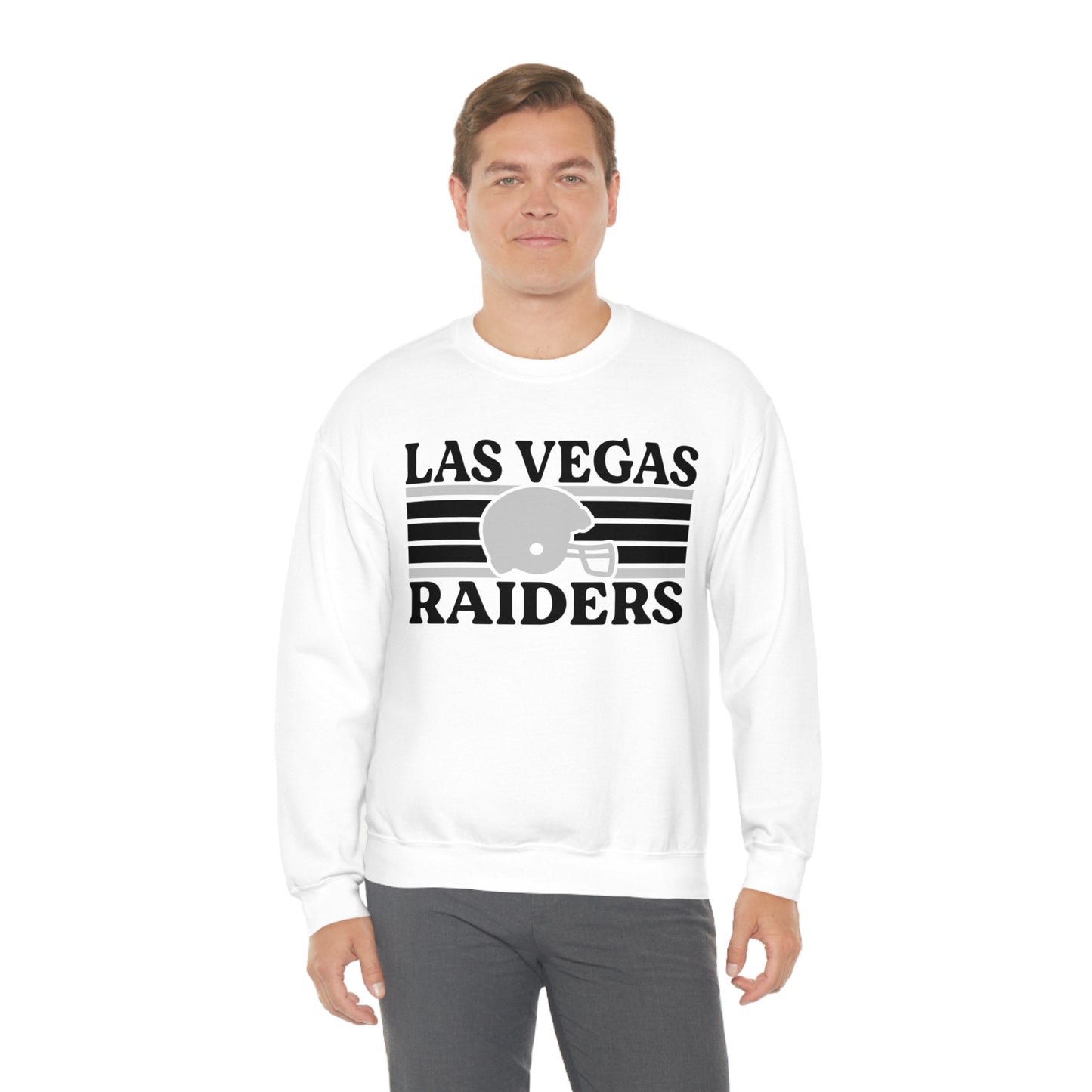 Retro Style Las Vegas Football Unisex Heavy Blend Crewneck Sweatshirt