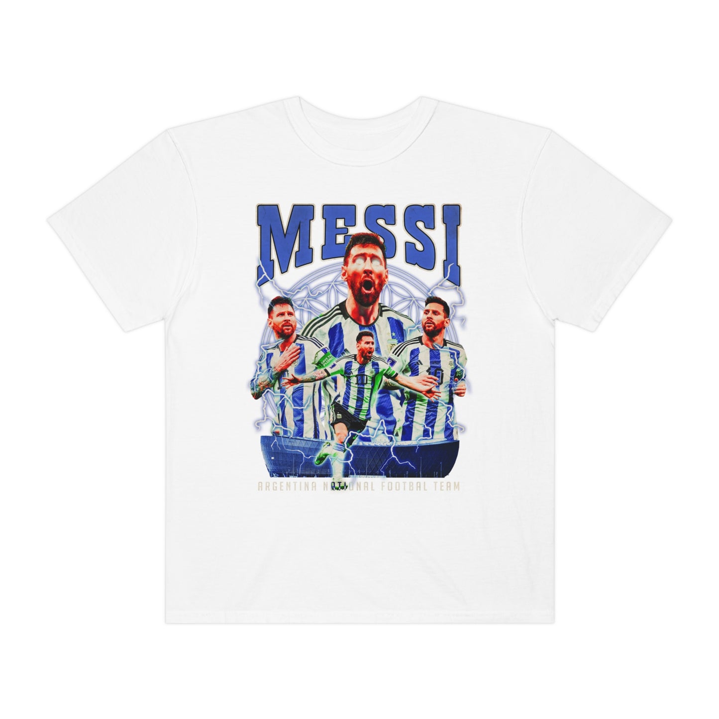 Messi Soccer Unisex Garment-Dyed T-shirt