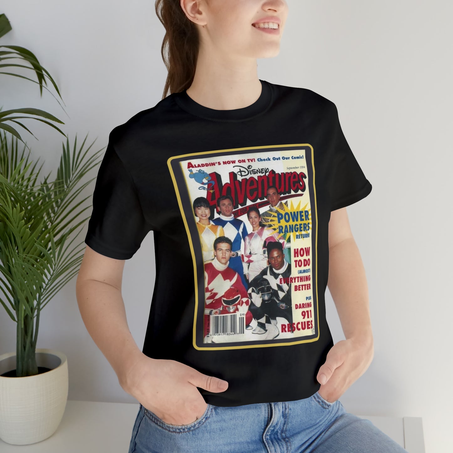 90s Throwback Power Rangers Unisex Jersey Short Sleeve Tee