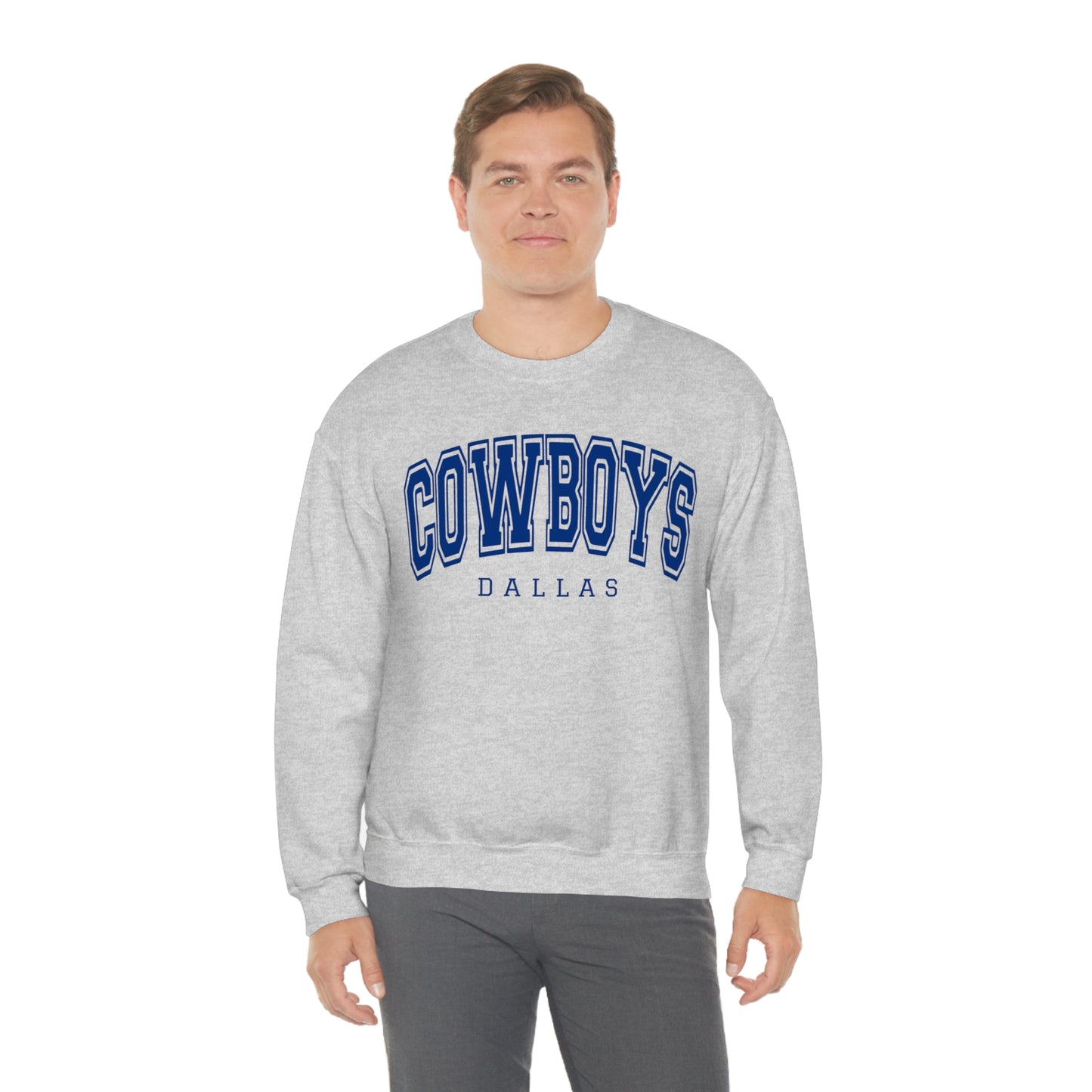 Dallas Cowboys Football Unisex Heavy Blend Crewneck Sweatshirt