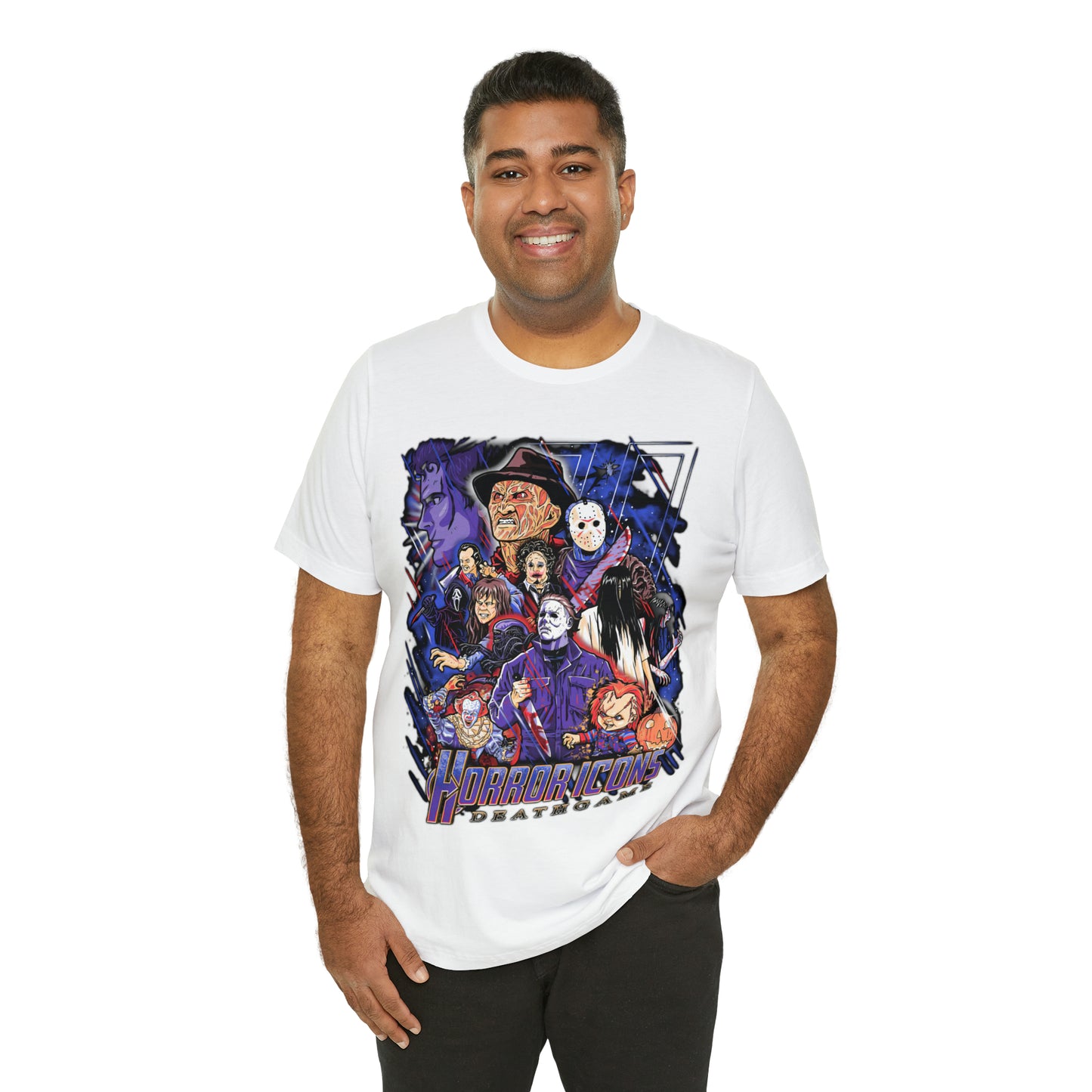 Horror Icons DeathGame | Unisex Jersey Short Sleeve Tee