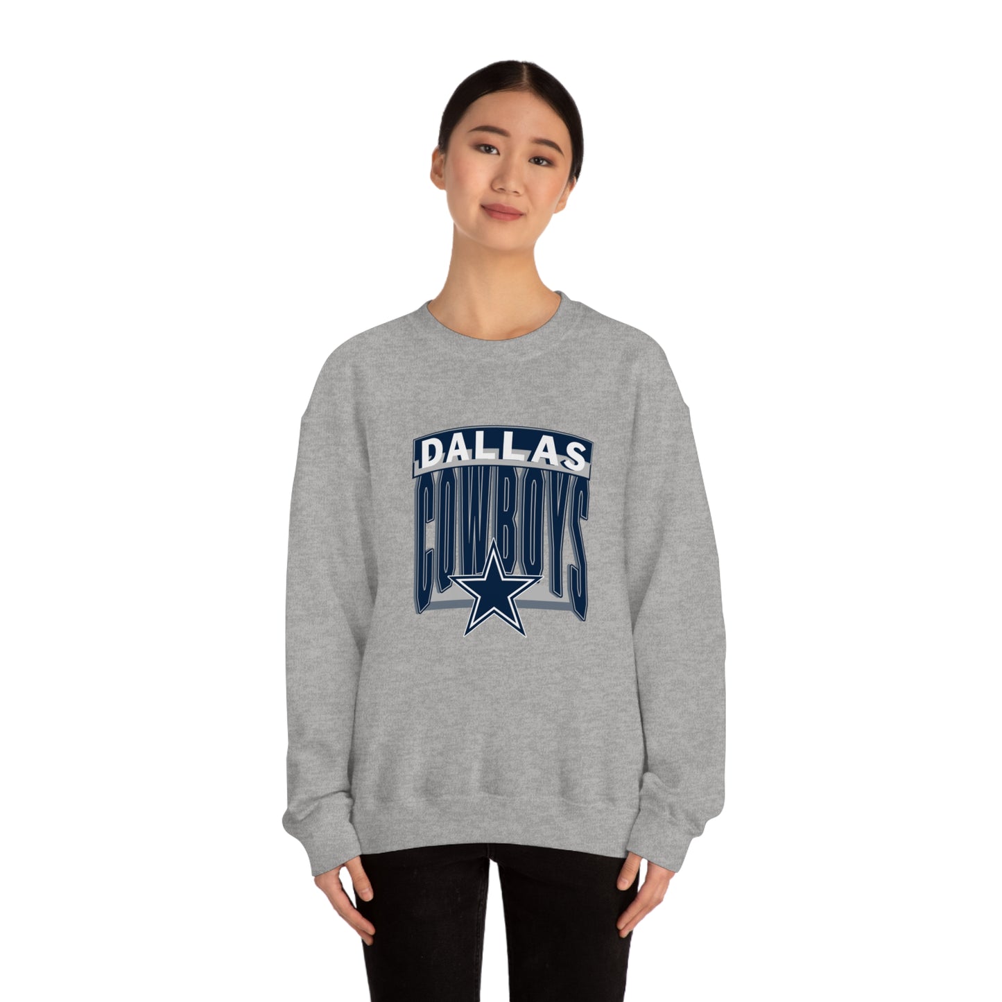 Dallas Cowboys Football Unisex Heavy Blend Crewneck Sweatshirt
