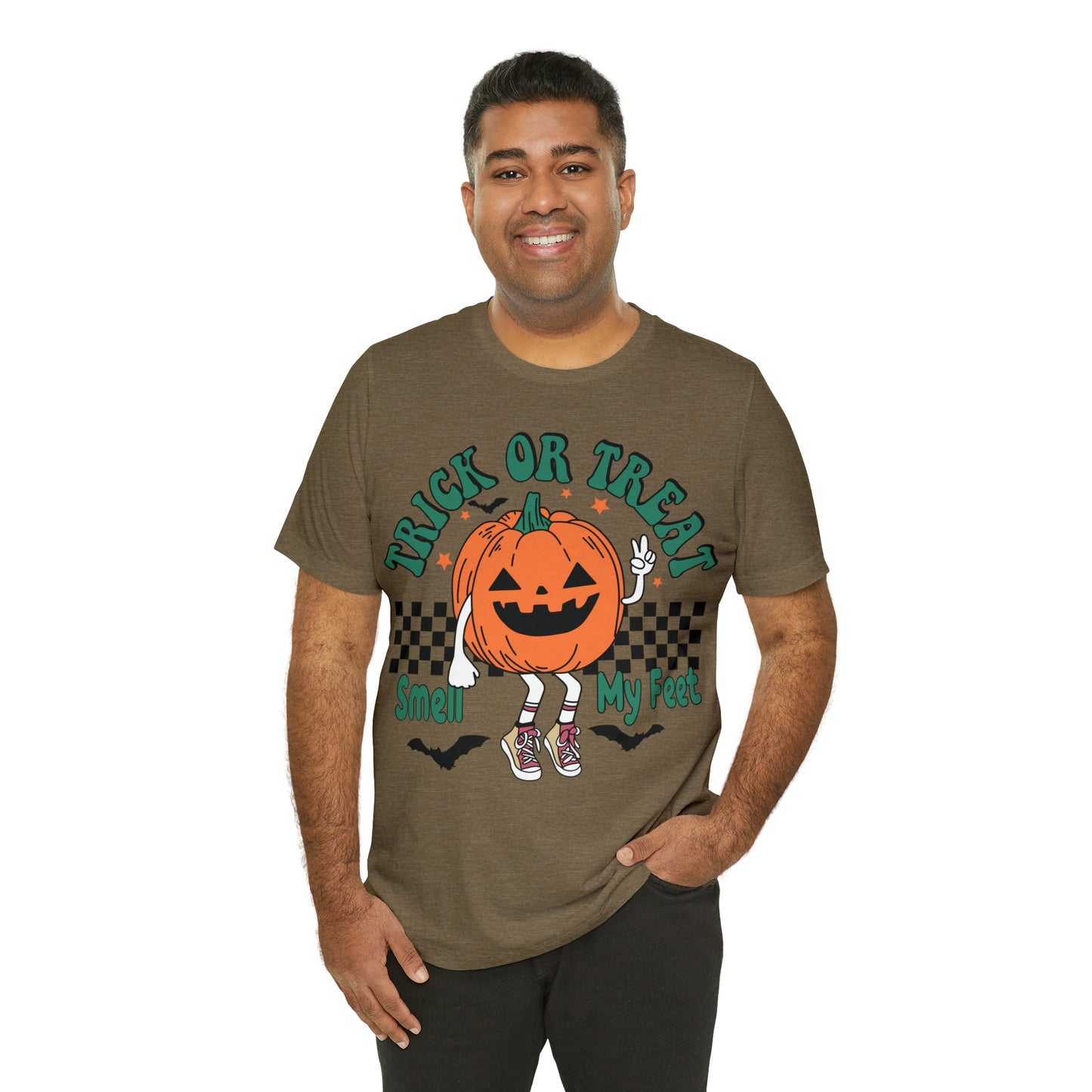 Trick or Treat Smell My Feet | Unisex Jersey Short Sleeve Tee