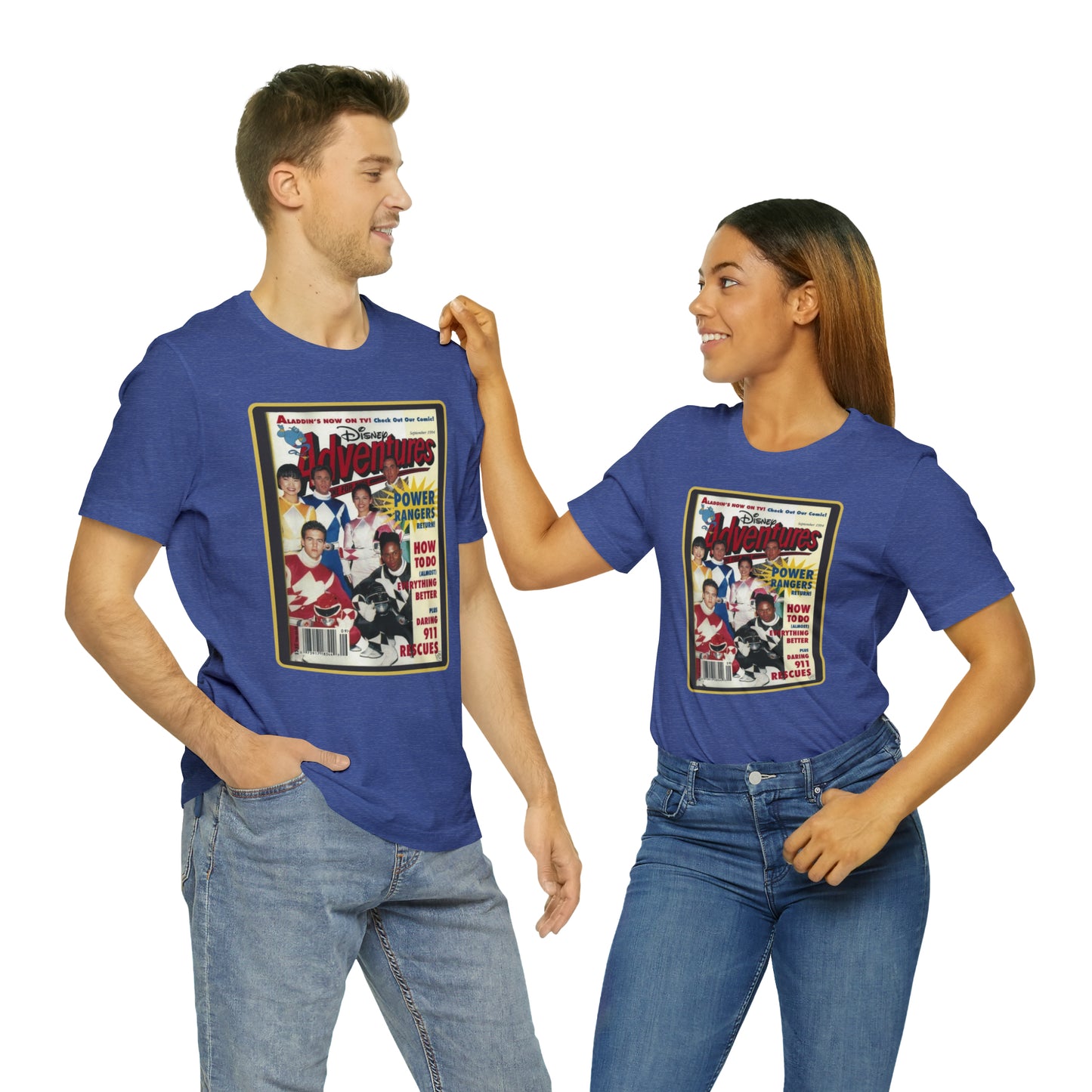 90s Throwback Power Rangers Unisex Jersey Short Sleeve Tee