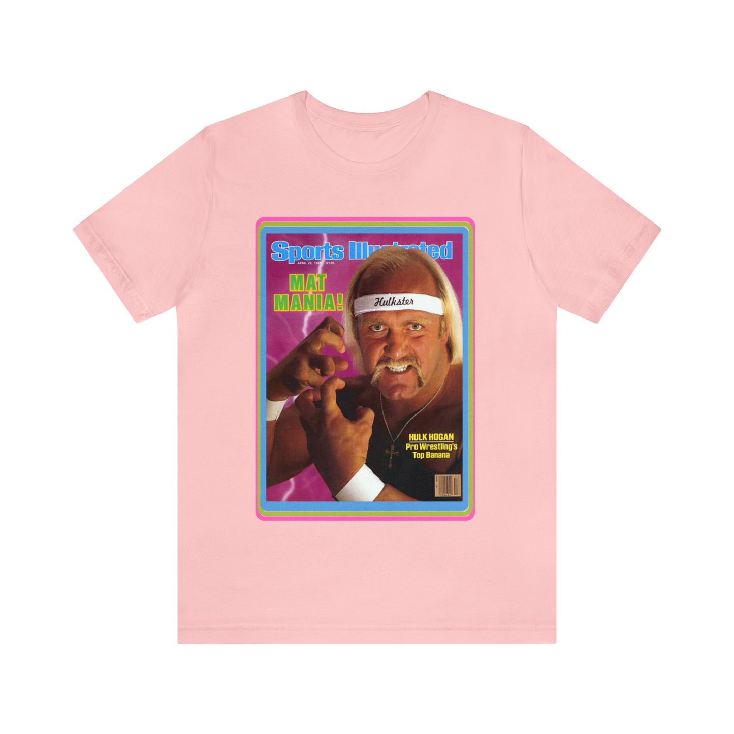 90s Throwback Hulk Hogan Sports Illustrated Magazine Unisex Jersey Short Sleeve Tee