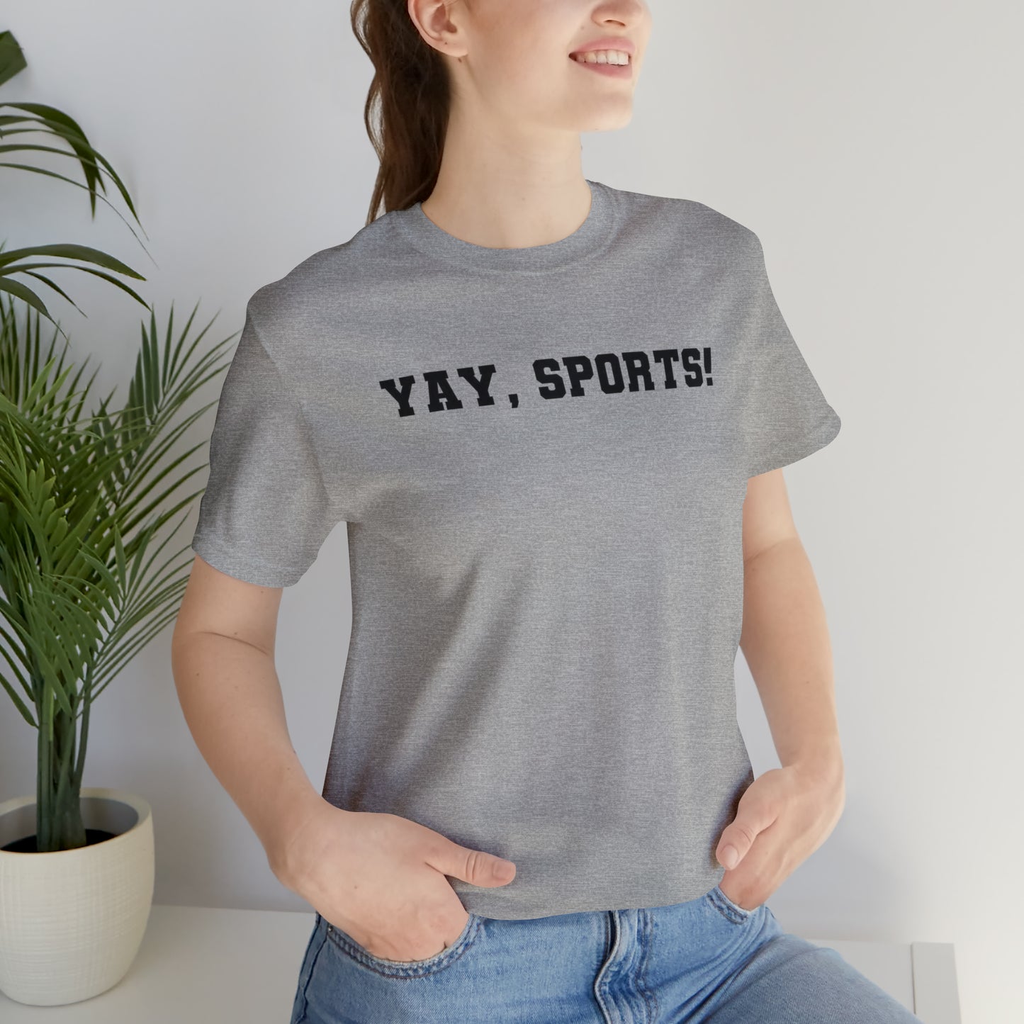Yay, Sports! Unisex Jersey Short Sleeve Tee