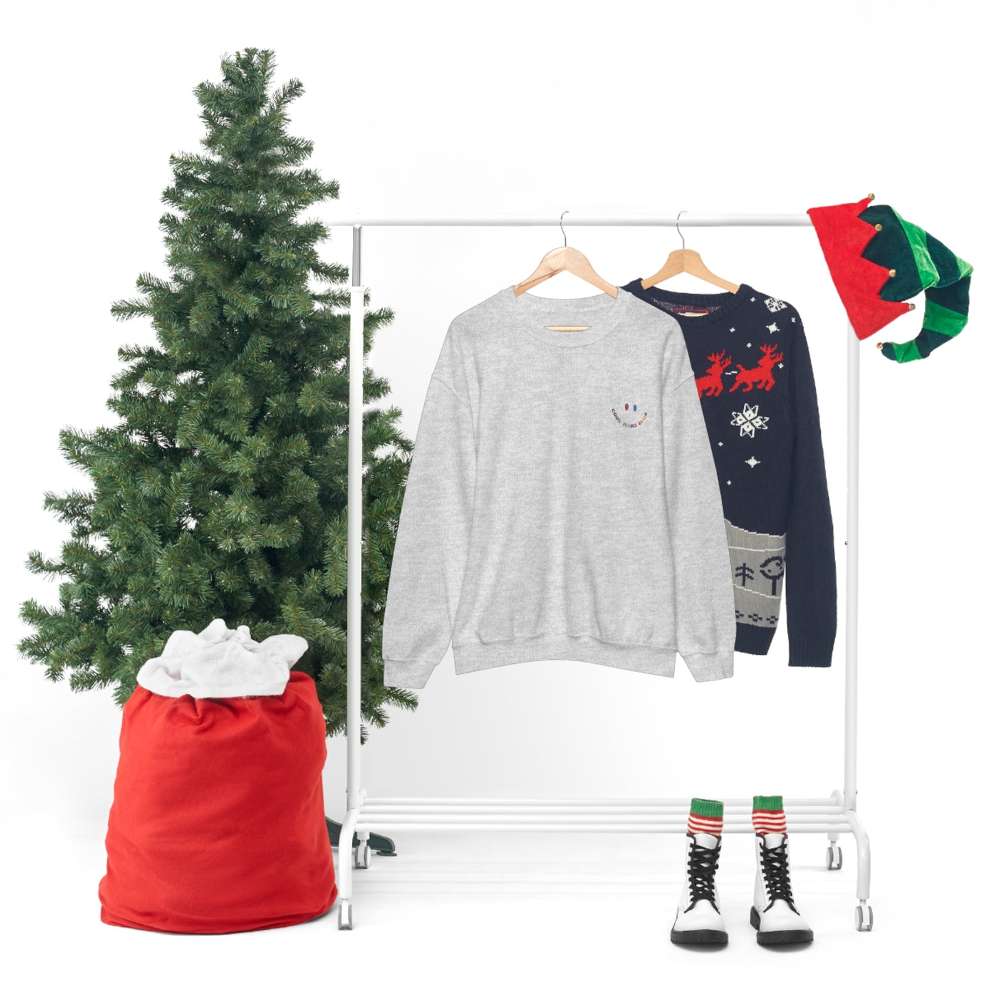 Cool Moms Club Unisex DryBlend® Crewneck Sweatshirt Front/Back Print
