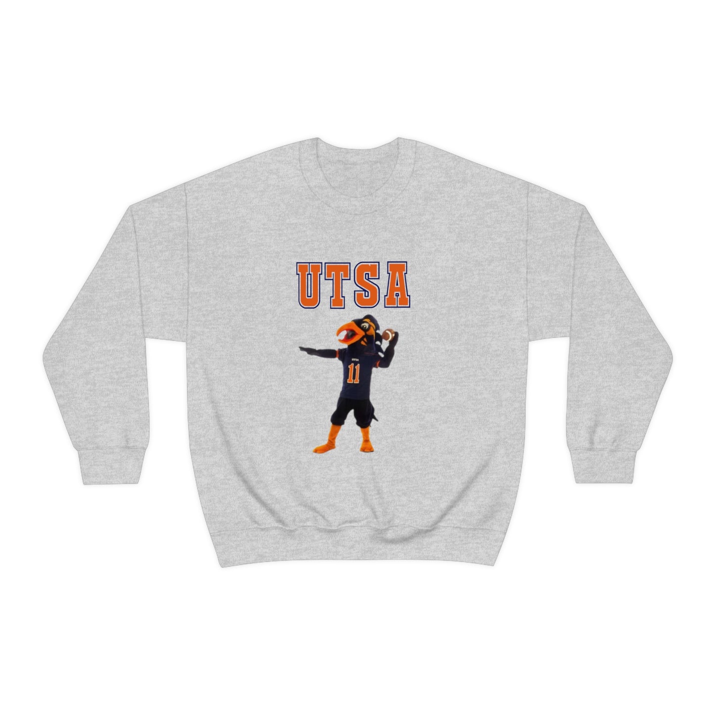 UTSA Mascot Roadrunner San Antonio Texas Unisex Heavy Blend Crewneck Sweatshirt