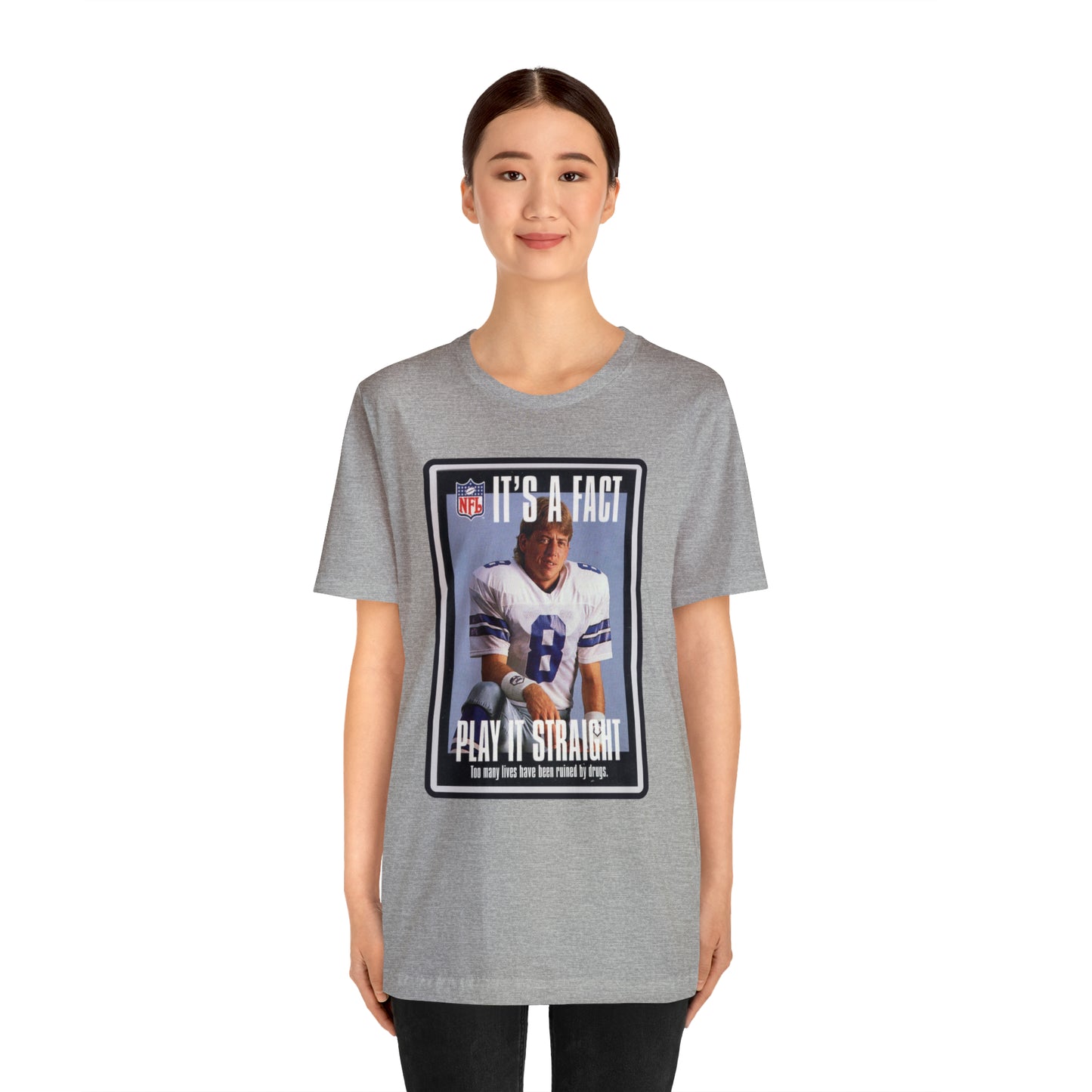 90s Throwback Dallas Cowboys Troy Aikman v2 Sports Illustrated Magazine Unisex Jersey Short Sleeve Tee