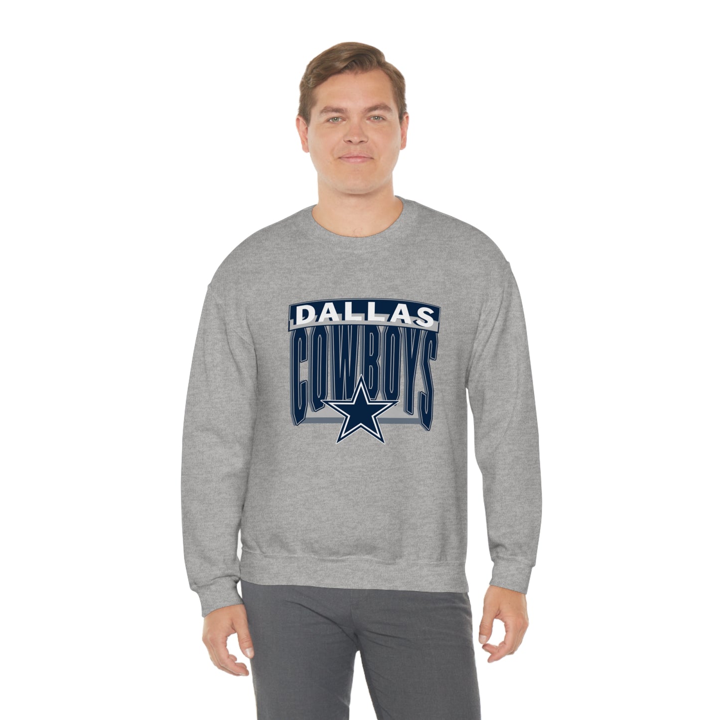 Dallas Cowboys Football Unisex Heavy Blend Crewneck Sweatshirt