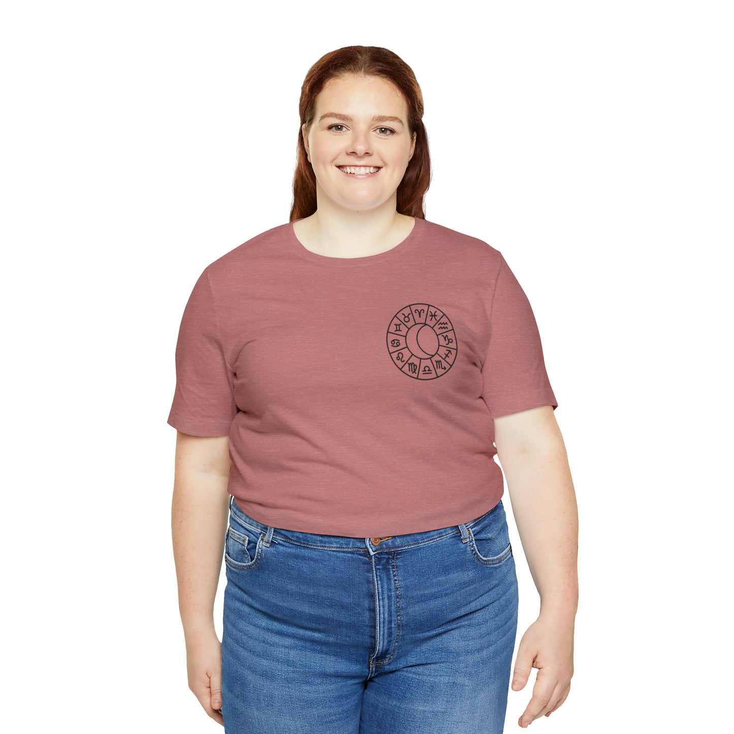 Zodiac Libra - Astrology Unisex Jersey Short Sleeve Tee Front/Back Print