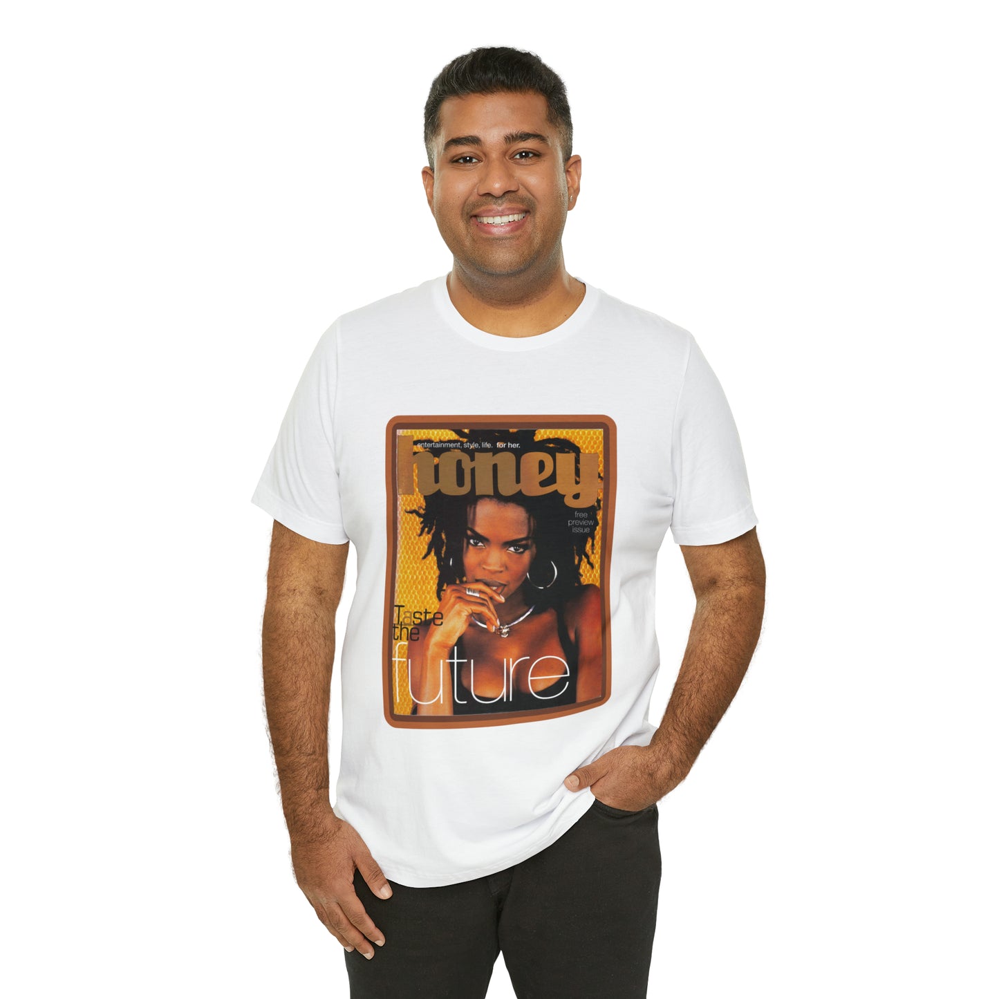 90s Throwback Lauryn Hill Vibe Magazine Unisex Jersey Short Sleeve Tee