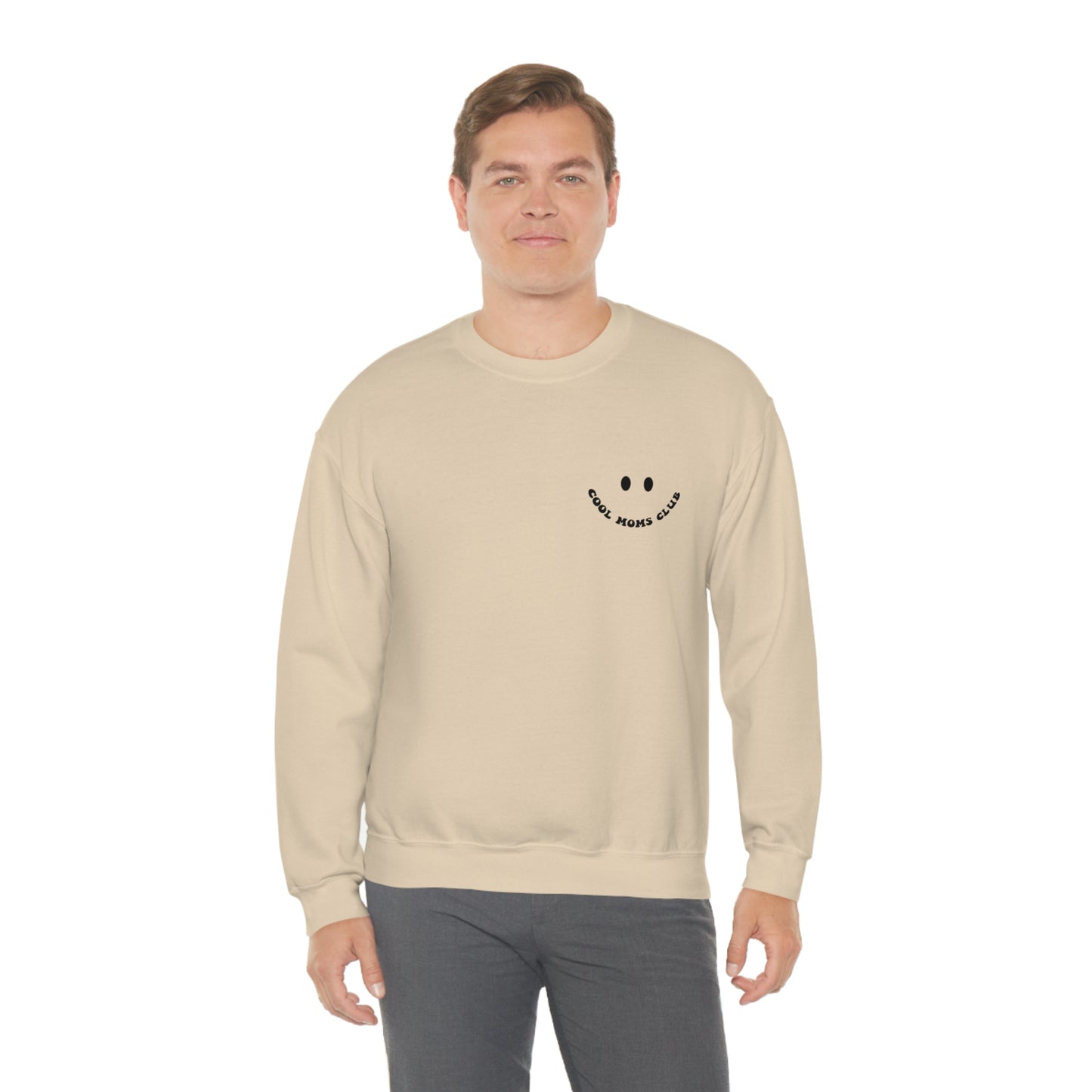 Cool Moms Club Unisex DryBlend® Crewneck Sweatshirt Front/Back Print
