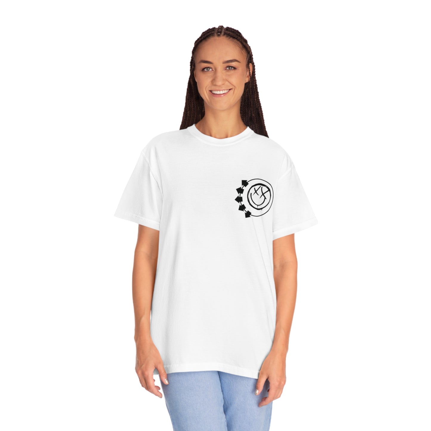 The Girl @ the rock show Unisex Garment-Dyed T-shirt