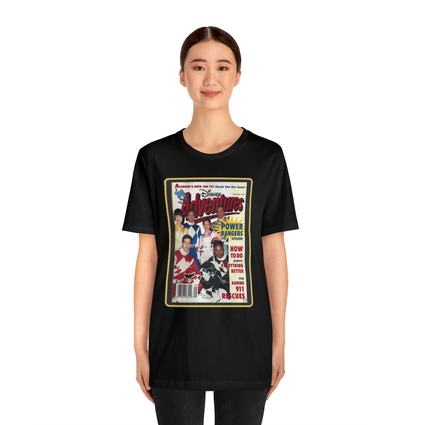 90s Throwback Power Rangers Unisex Jersey Short Sleeve Tee