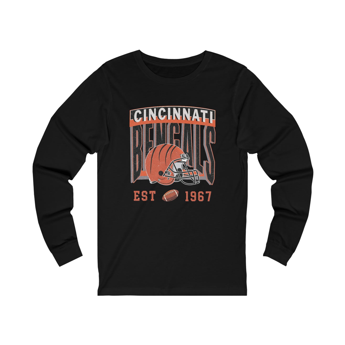 Cincinnati Football Unisex Jersey Long Sleeve Tee