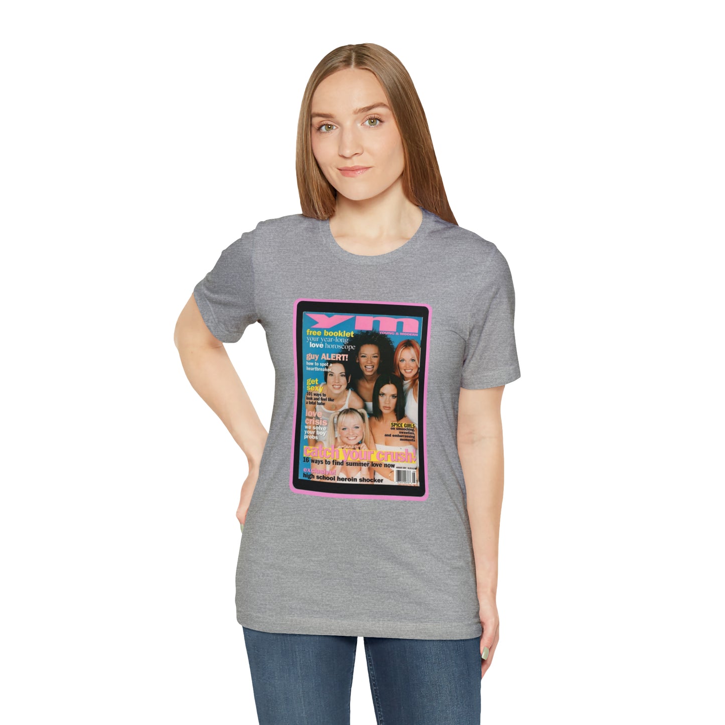 90s Throwback Spice Girls Unisex Jersey Short Sleeve Tee